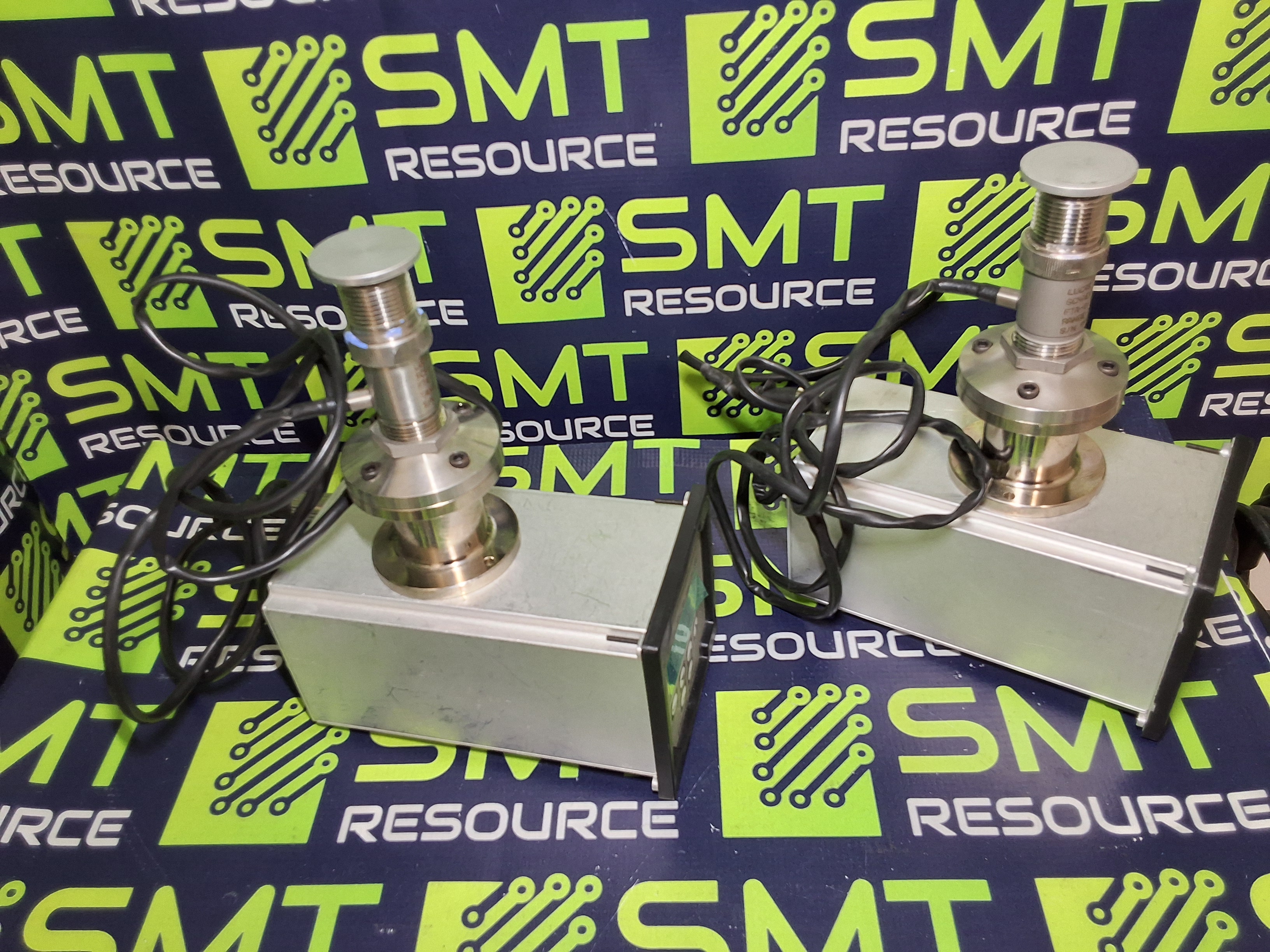 Used LUCAS SCHAEVITZ MP-1000 LVDT READOUT / CONTROLLER MODULE WITH FTA-G-5000 TRANSDUCER