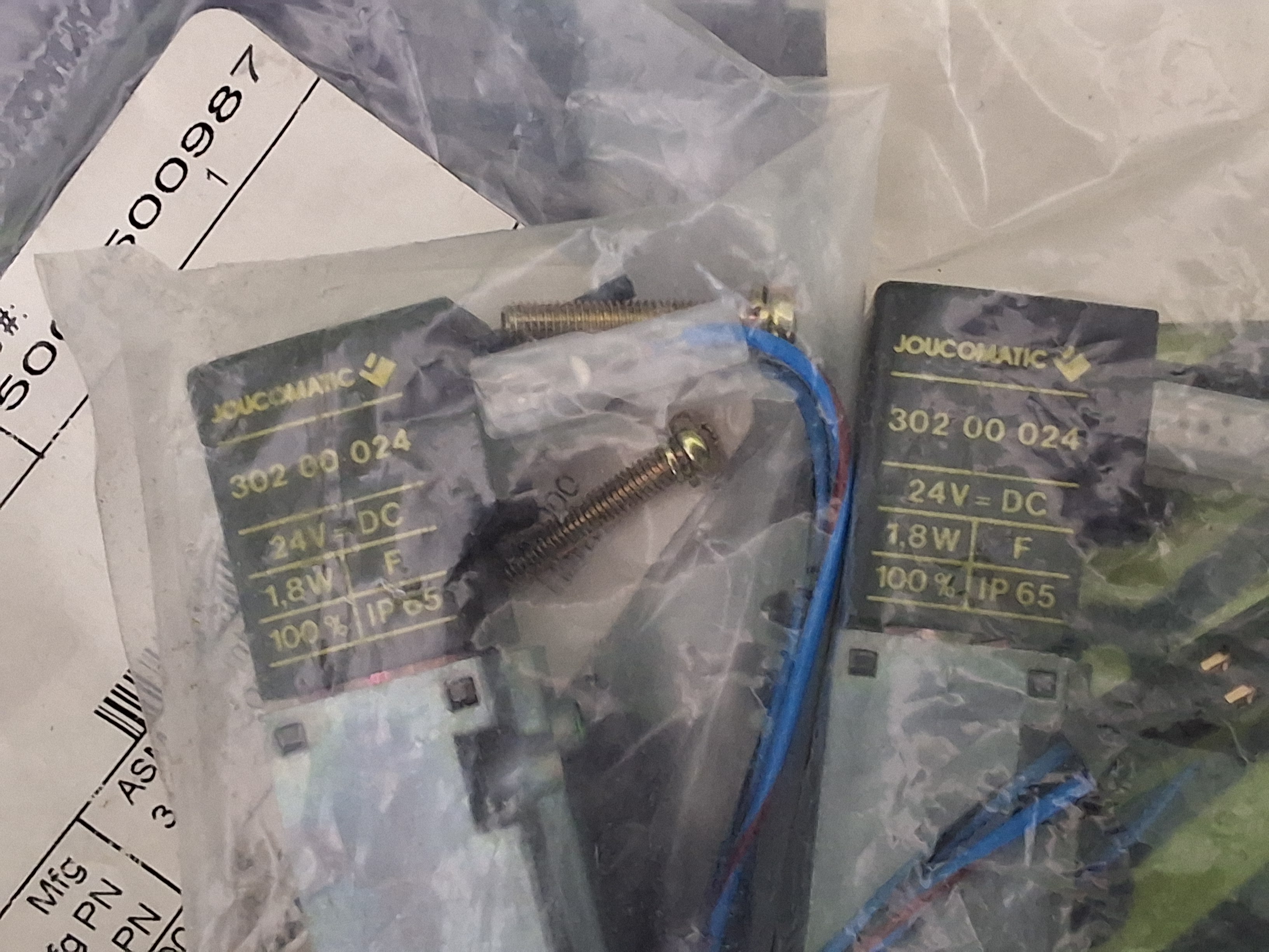 JOUCOMATIC / ASCO 302 00 024 / 30200024 MINIATURE SOLENOID VALVE 24VDC 1.8W