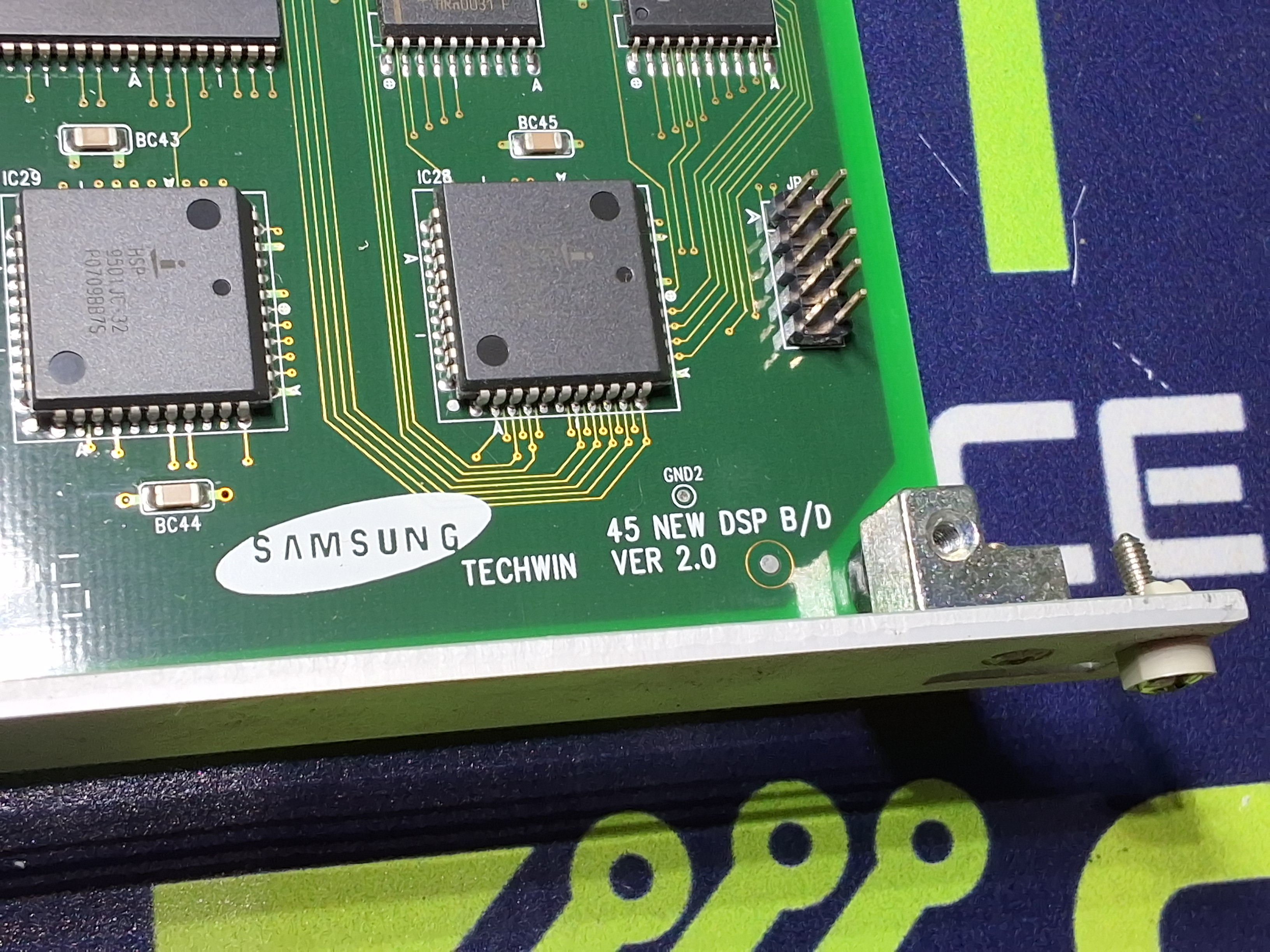 Used SAMSUNG TECHWIN 45 NEW DSP B/D VER 2.0 CIRCUIT BOARD MK3 DSP 070707473