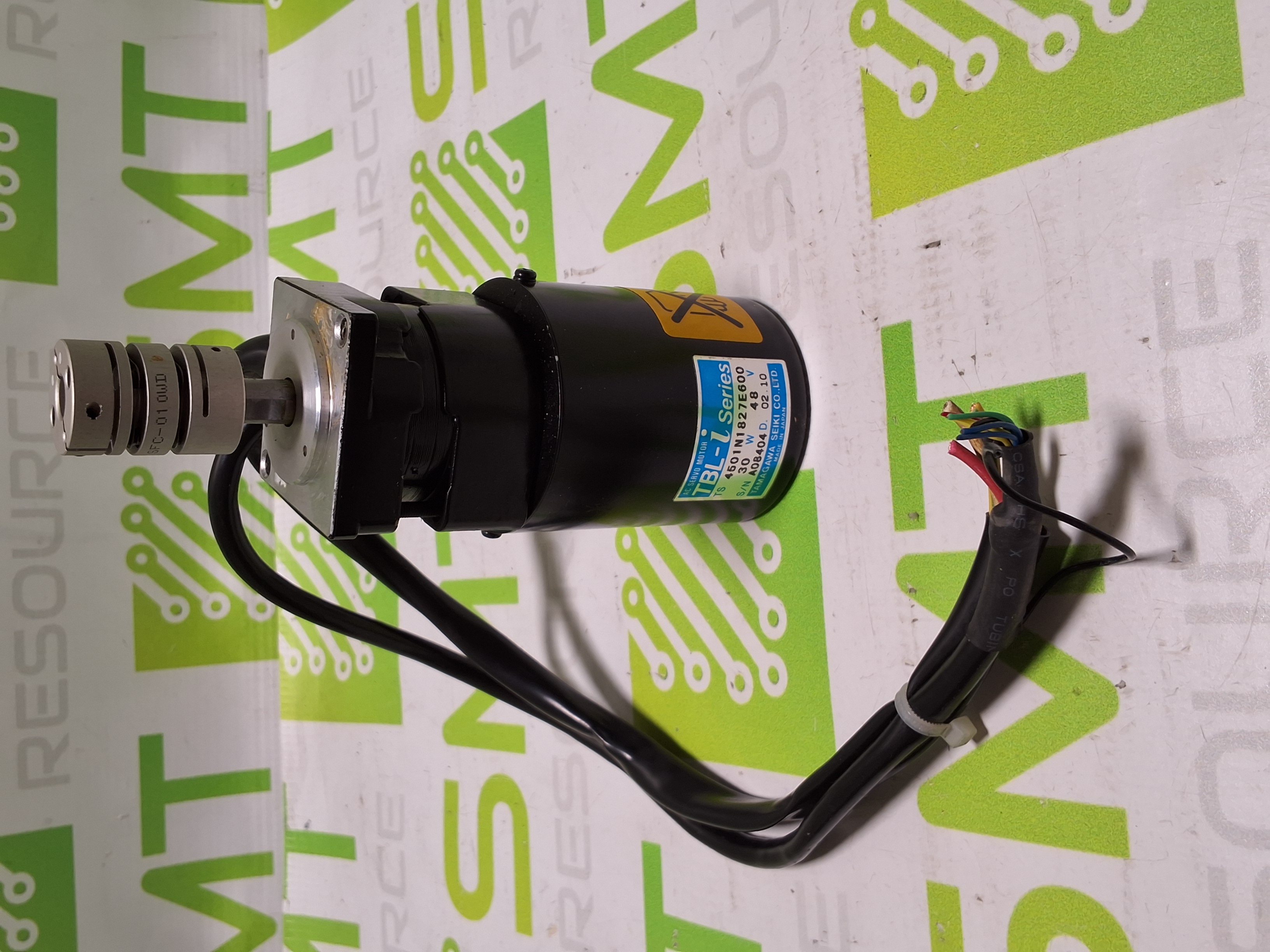 Used TAMAGAWA 4501N1827E600 AC SERVO MOTOR TBL-i SERIES 30W 48V