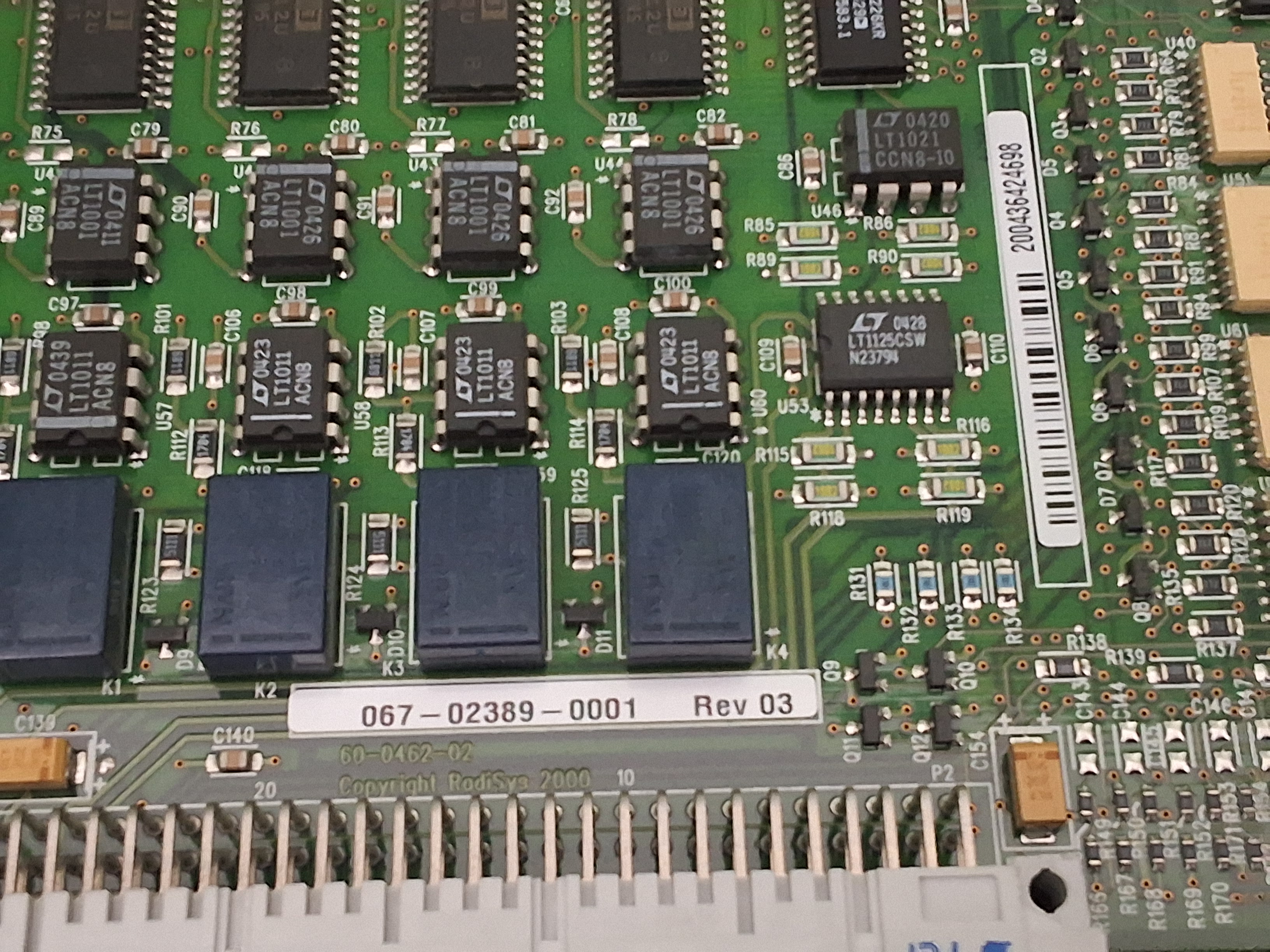 Used RADISYS 067-02389-0001 AXIS MOTION CONTROL BOARD 49625601