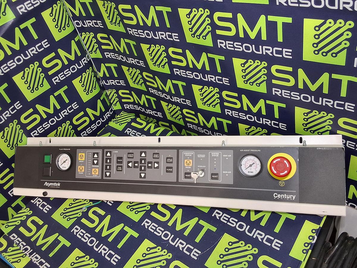 Used ASYMTEK C-708 AICE AUTOMATED FLUID DISPENSING PLACEMENT INTERFACE PANEL 02-2104-00