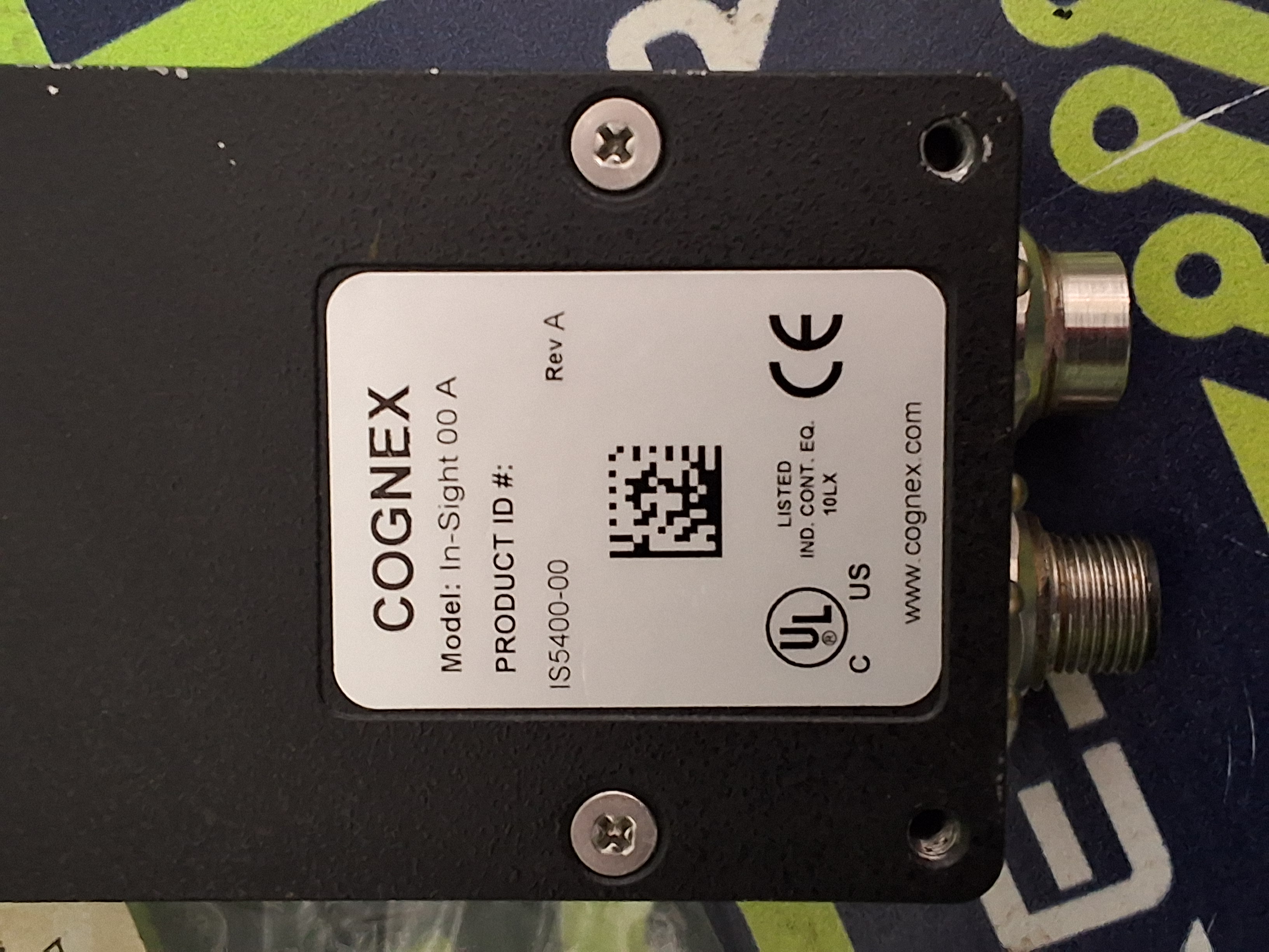 Used COGNEX IS5400-00 IN-SIGHT 00 A INDUSTRIAL MACHINE VISION CAMERA 