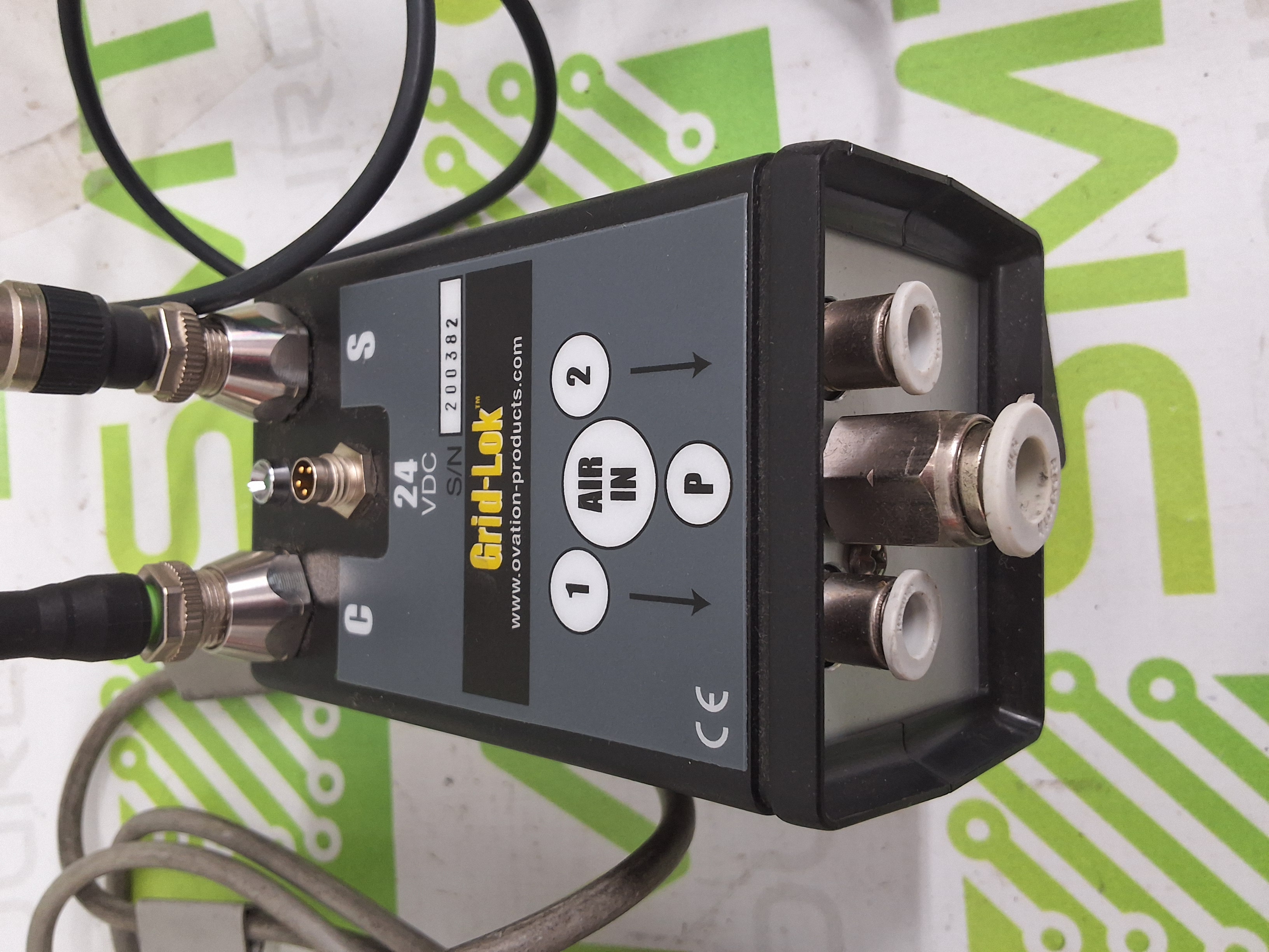 Used OVATION PRODUCTS Grid-Lok SINGLE TABLE CONTROLLER 24VDC WITH Grid-Lok SMT TOOLING HAND CONTROLLER / REMOTE PENDANT