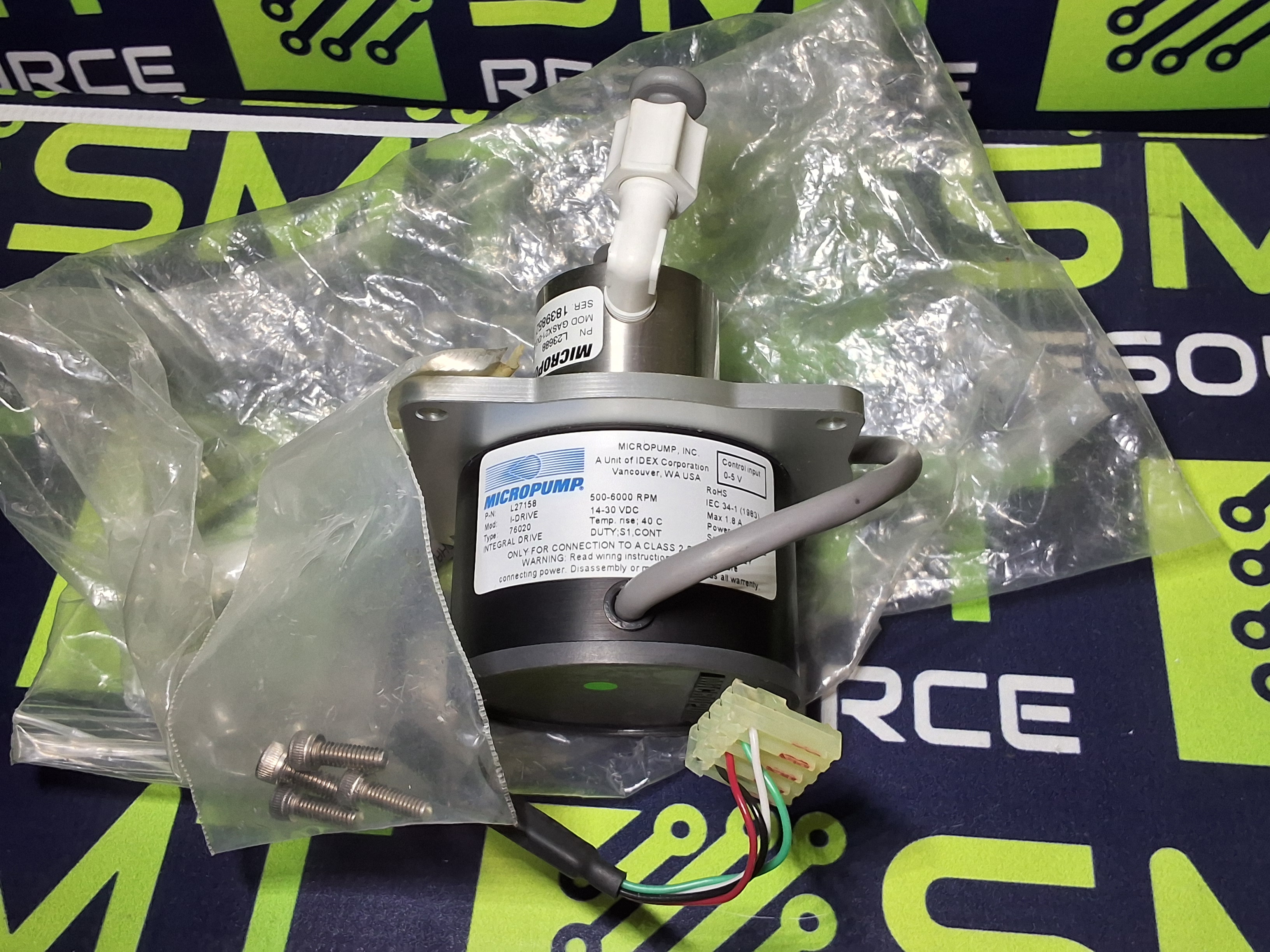 MICROPUMP L27158 L23688 MOTOR DRIVEN PUMP