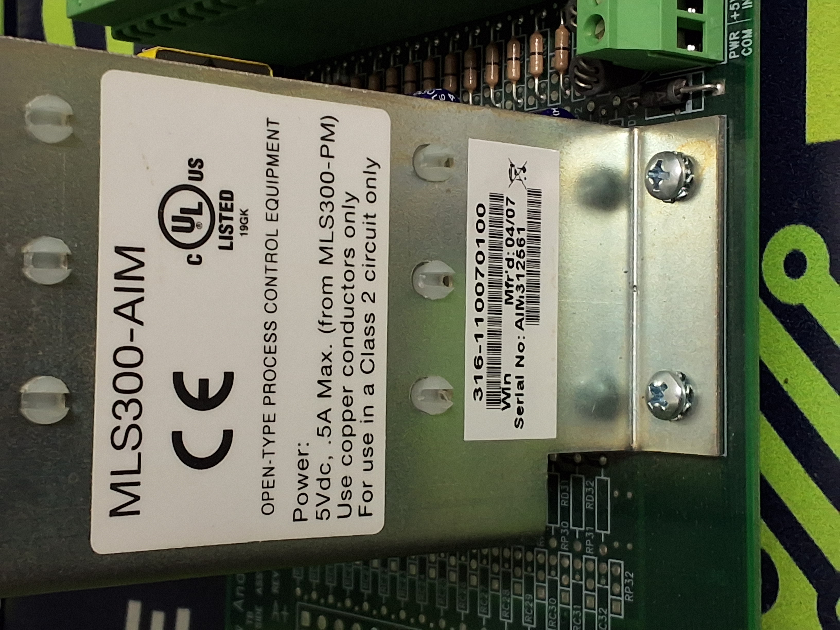 Used WATLOW ANAFAZE MLS300-AIM TEMPERATURE CONTROLLER