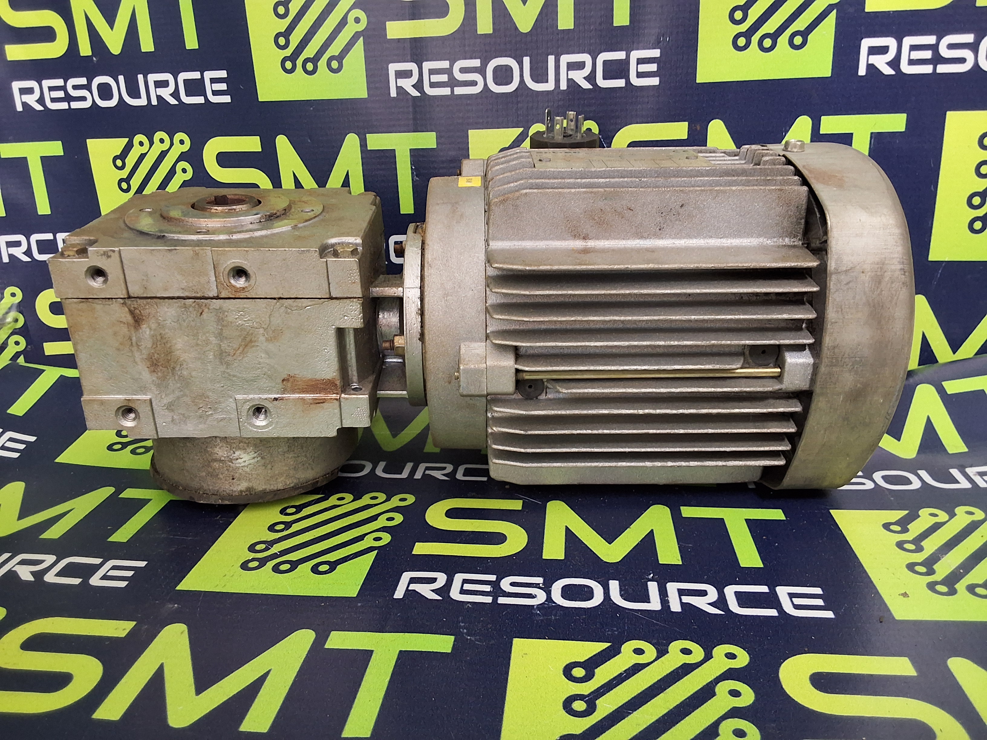 Used SOLTEC 3 LS71 MOTOR WITH LEROY SOMER MVDE M00C GEARBOX / GEAR REDUCER