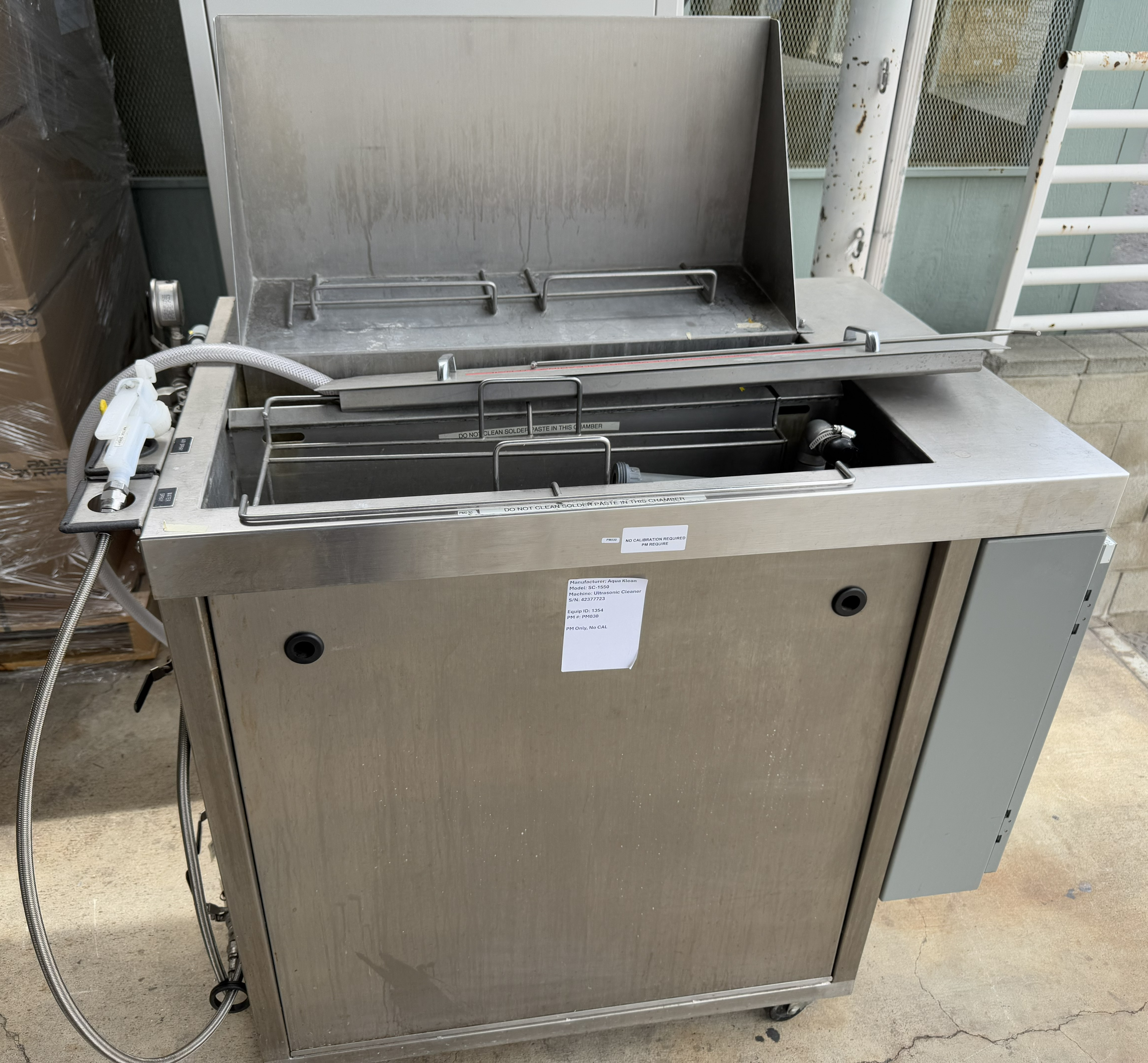 Used Aqua Klean SC‑1550 Ultrasonic Stencil Cleaner