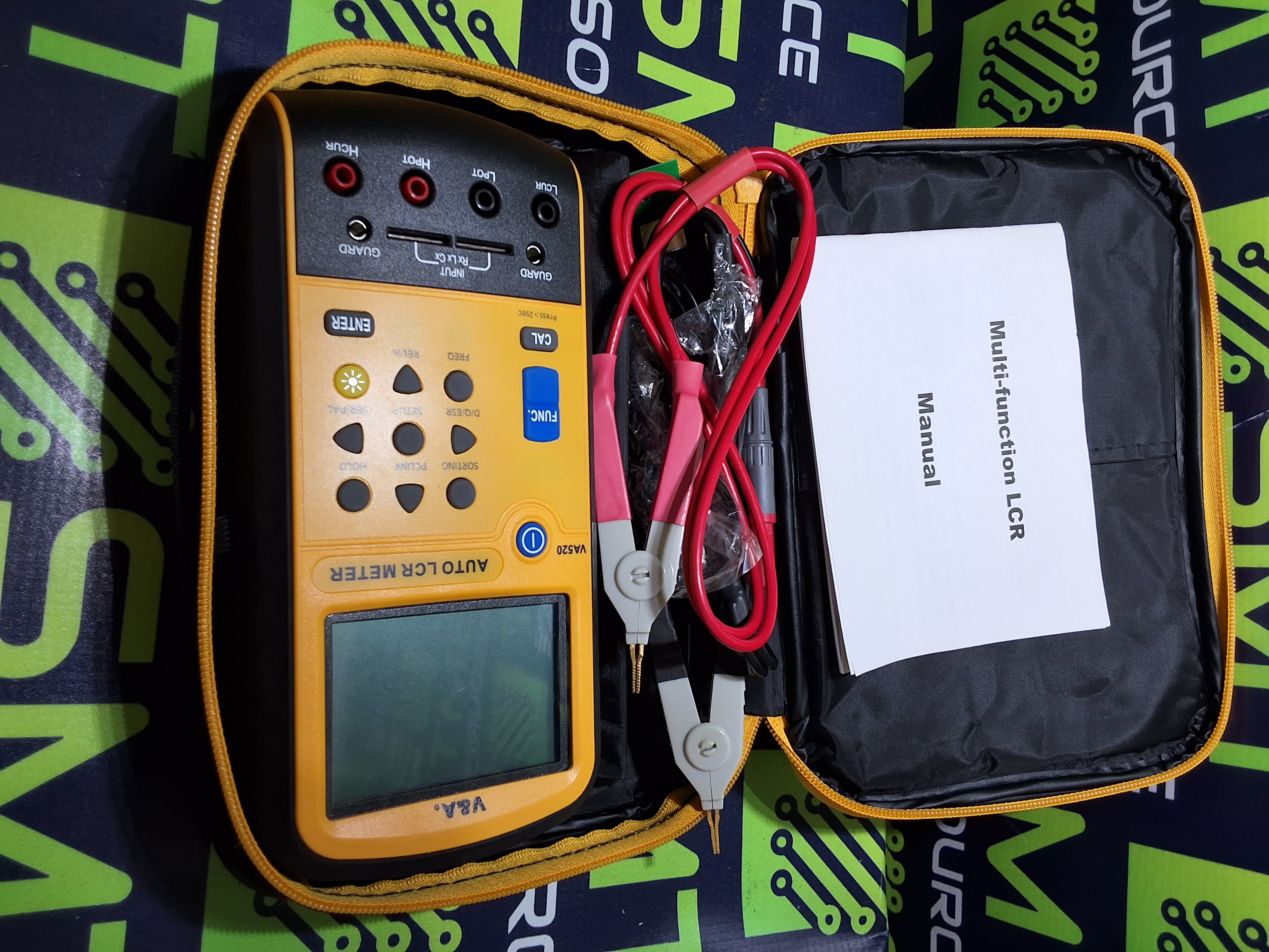 Used V&A PORTABLE MULTI-FUNCTION VA520 LCR METER 