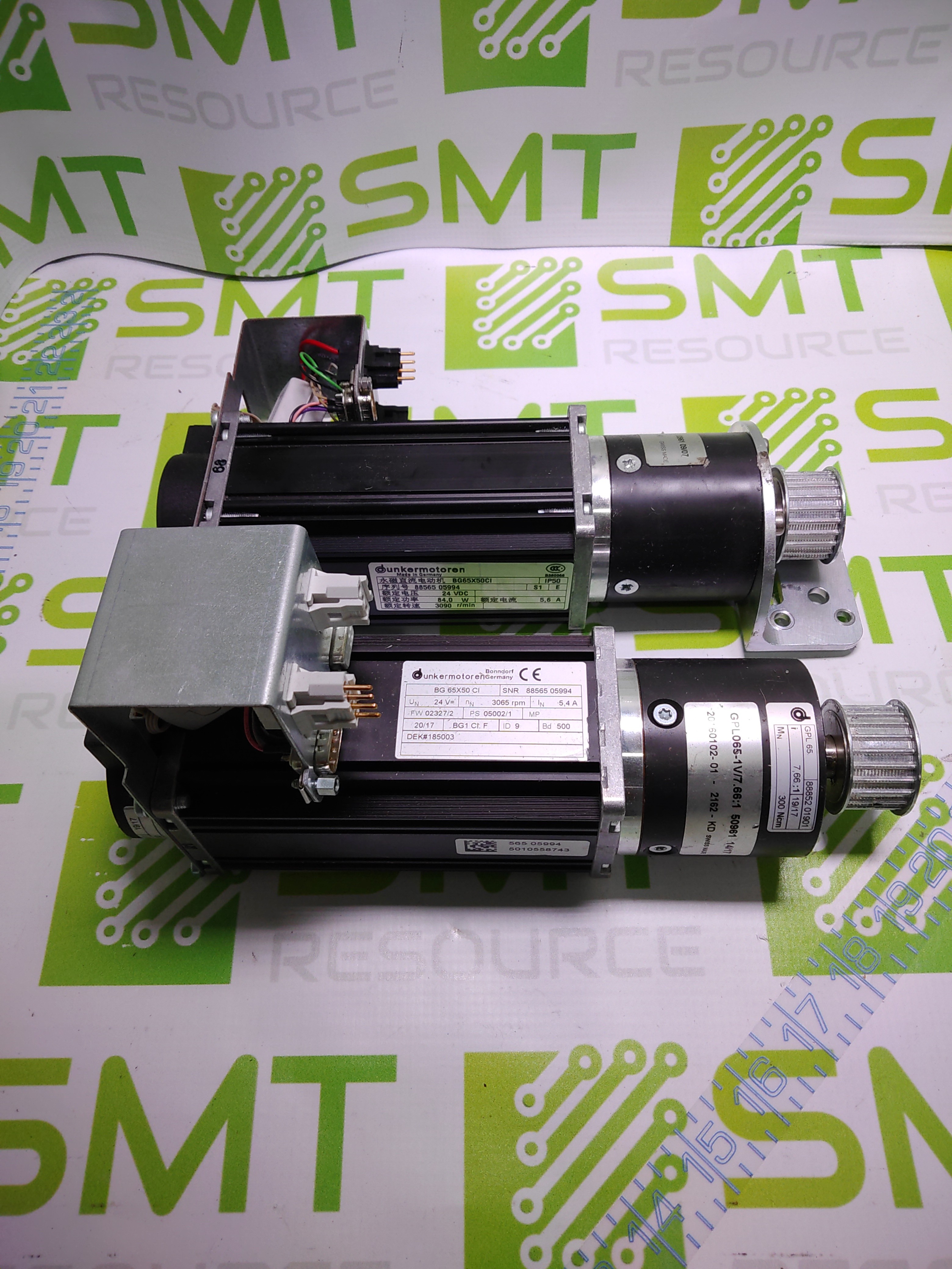 Used Dunkermotoren Bg65X50Ci Motor With Gpl65 Gear Reducer