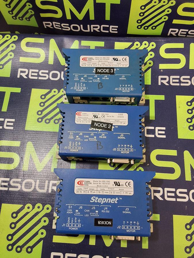 Used COPLEY CONTROLS CORP 800-1543 STEPNET CONTROLLER