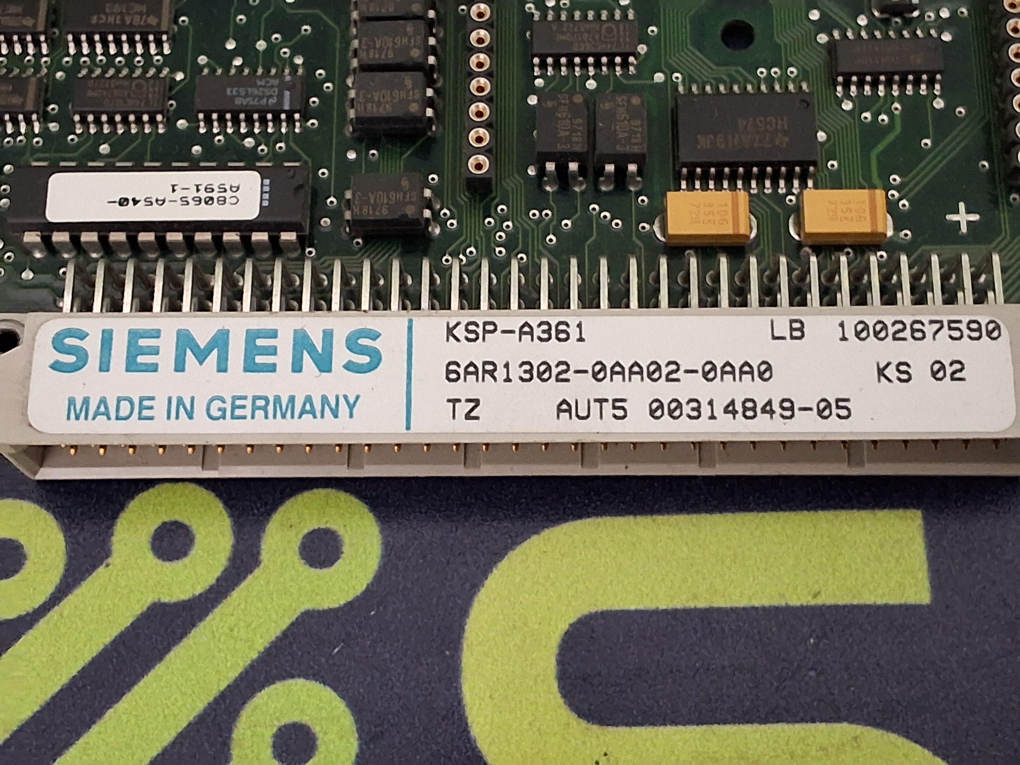 Used SIEMENS KSP-A361 AXIS CONTROL BOARD