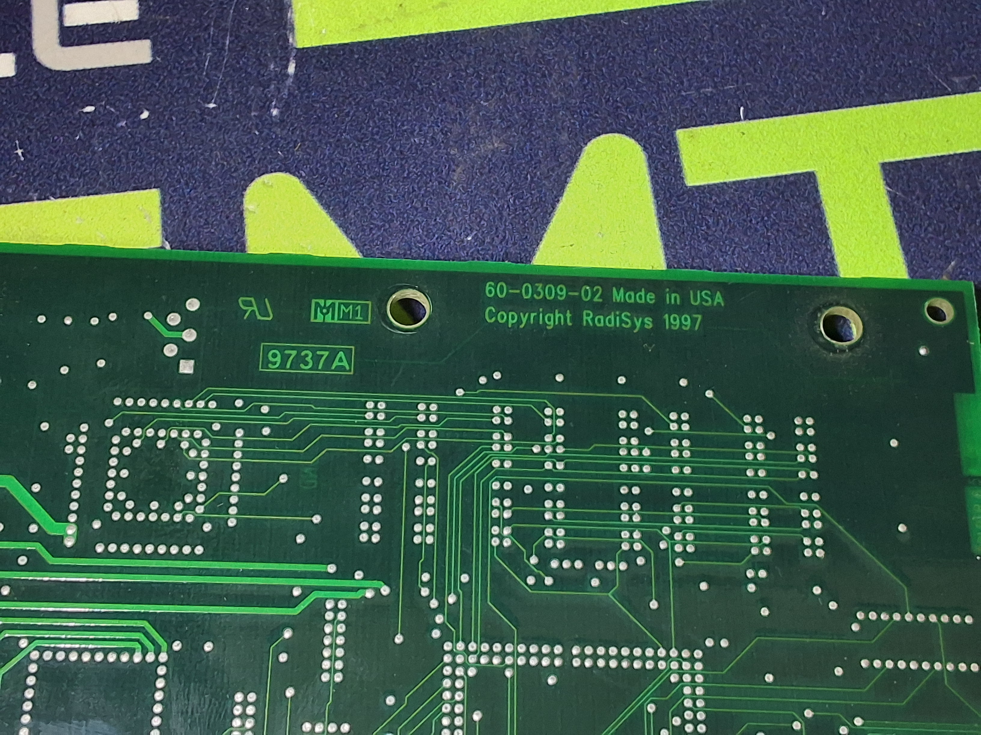 Used RadiSys EXP-VID-B VIDEO CARD 61-0654-22 