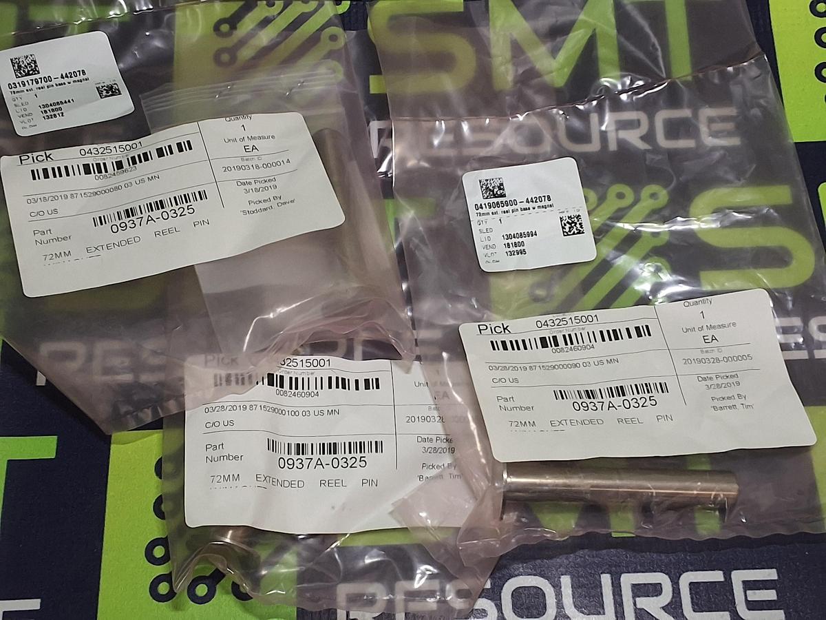 UNIVERSAL INSTRUMENTS 0937A-0325 72mm EXTENDED REEL PIN - NEW