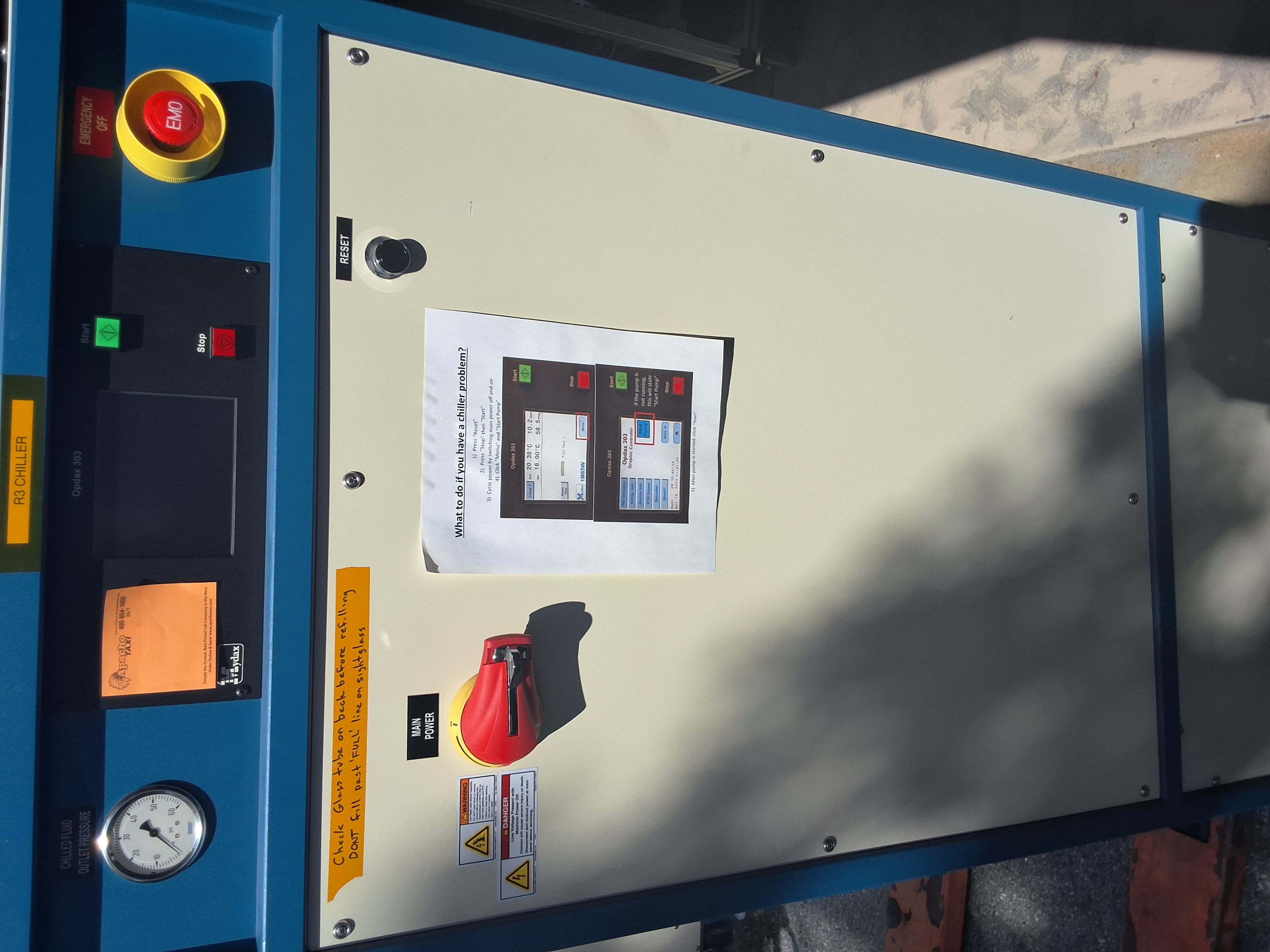 Used Mydax 1M27W WATER-COOLED SEMICONDUCTOR CHILLER 