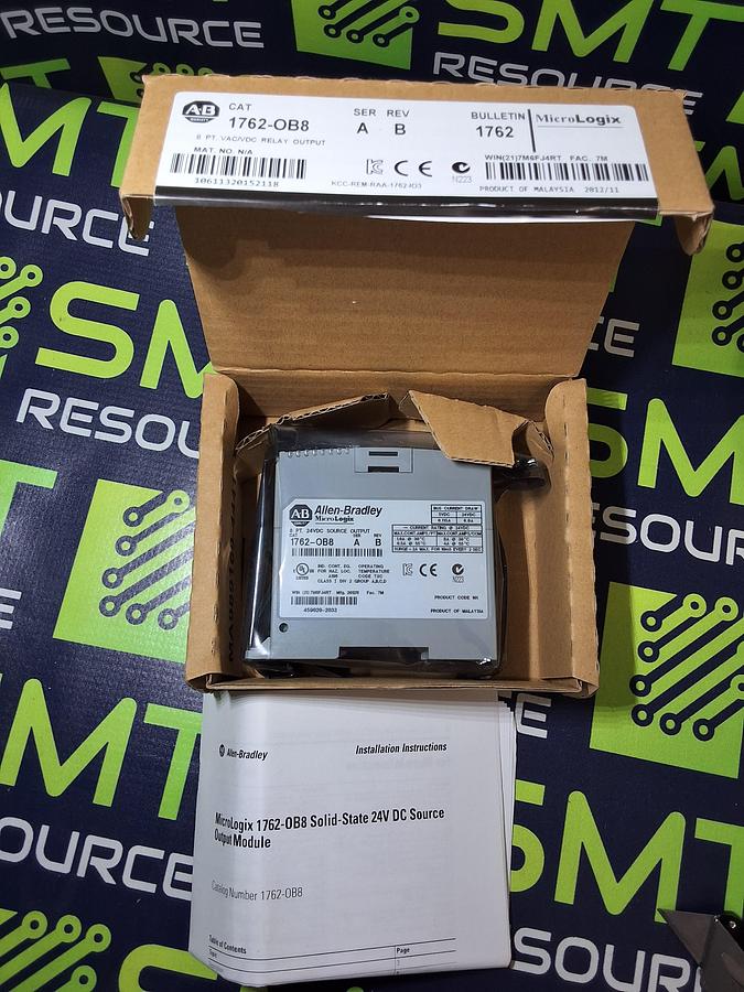 ALLEN BRADLEY 1762-OB8 REV. B 8 POINT VAC/VDC RELAY OUTPUT MODULE - NEW
