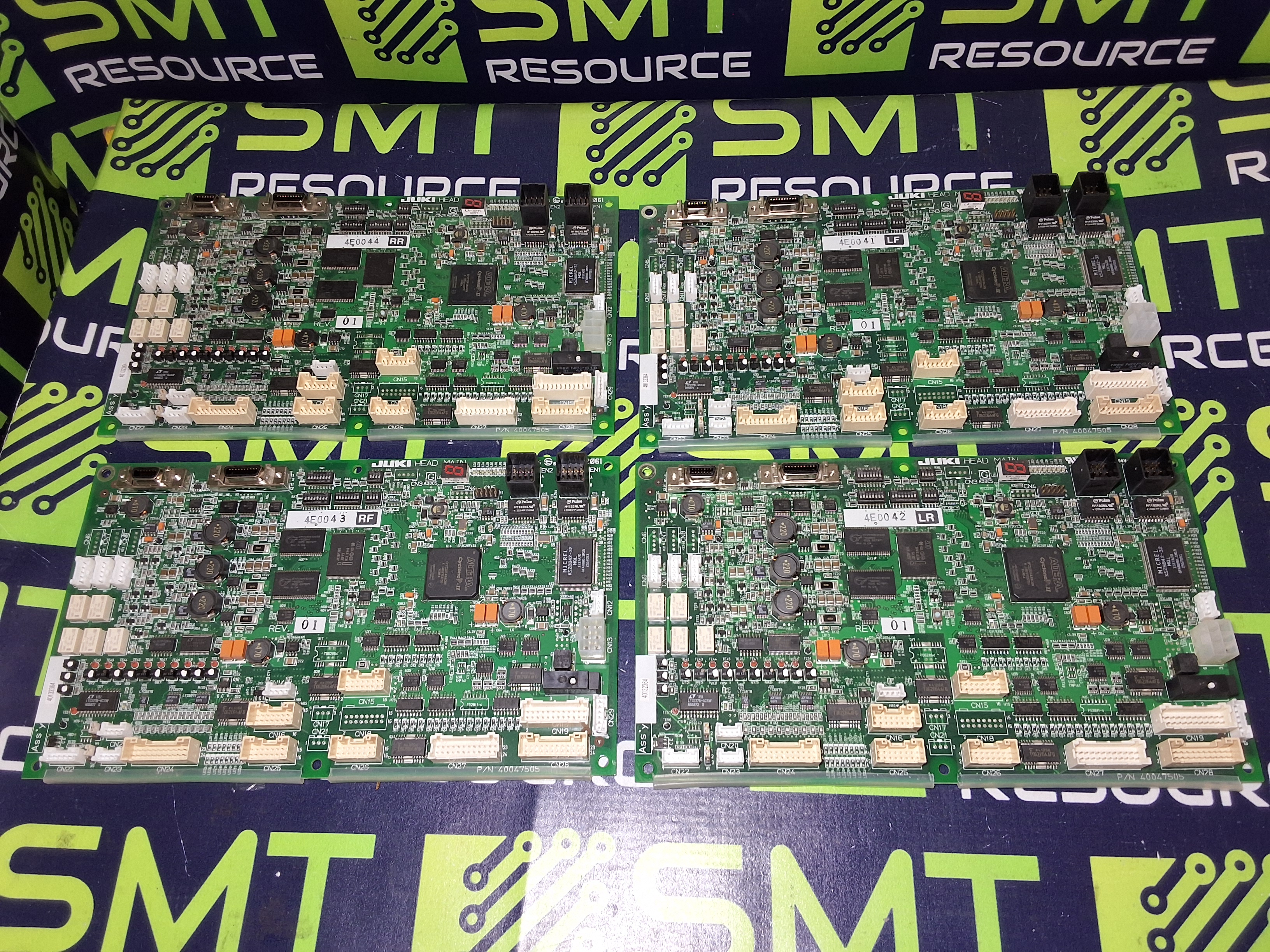 Used JUKI 40047505 HEAD MAIN CIRCUIT BOARD ASSEMBLY