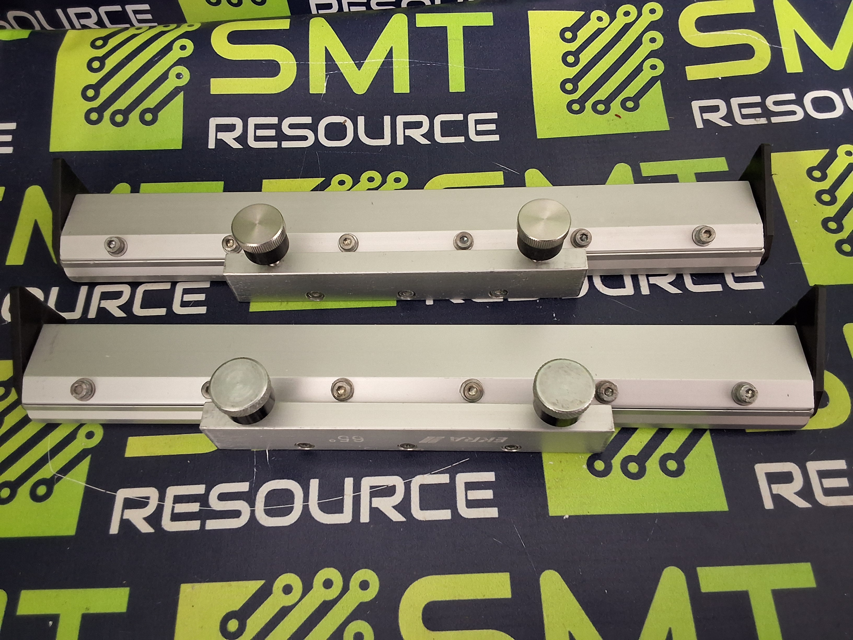 Used EKRA 12in SMT METAL SQUEEGEE - LOT OF 2