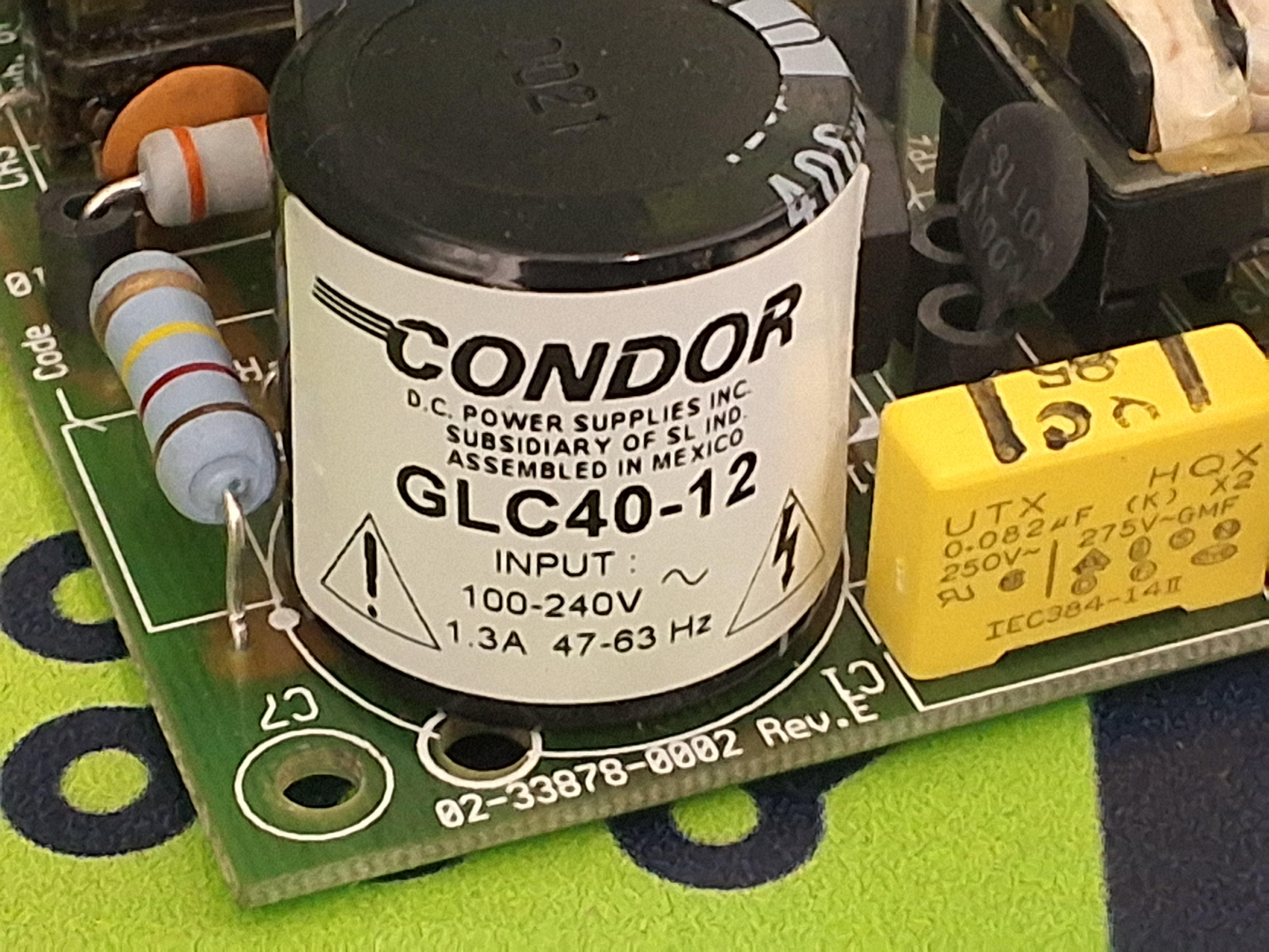 Used CONDOR GLC40-12 POWER SUPPLY 100-240V 1.3A 47-63Hz