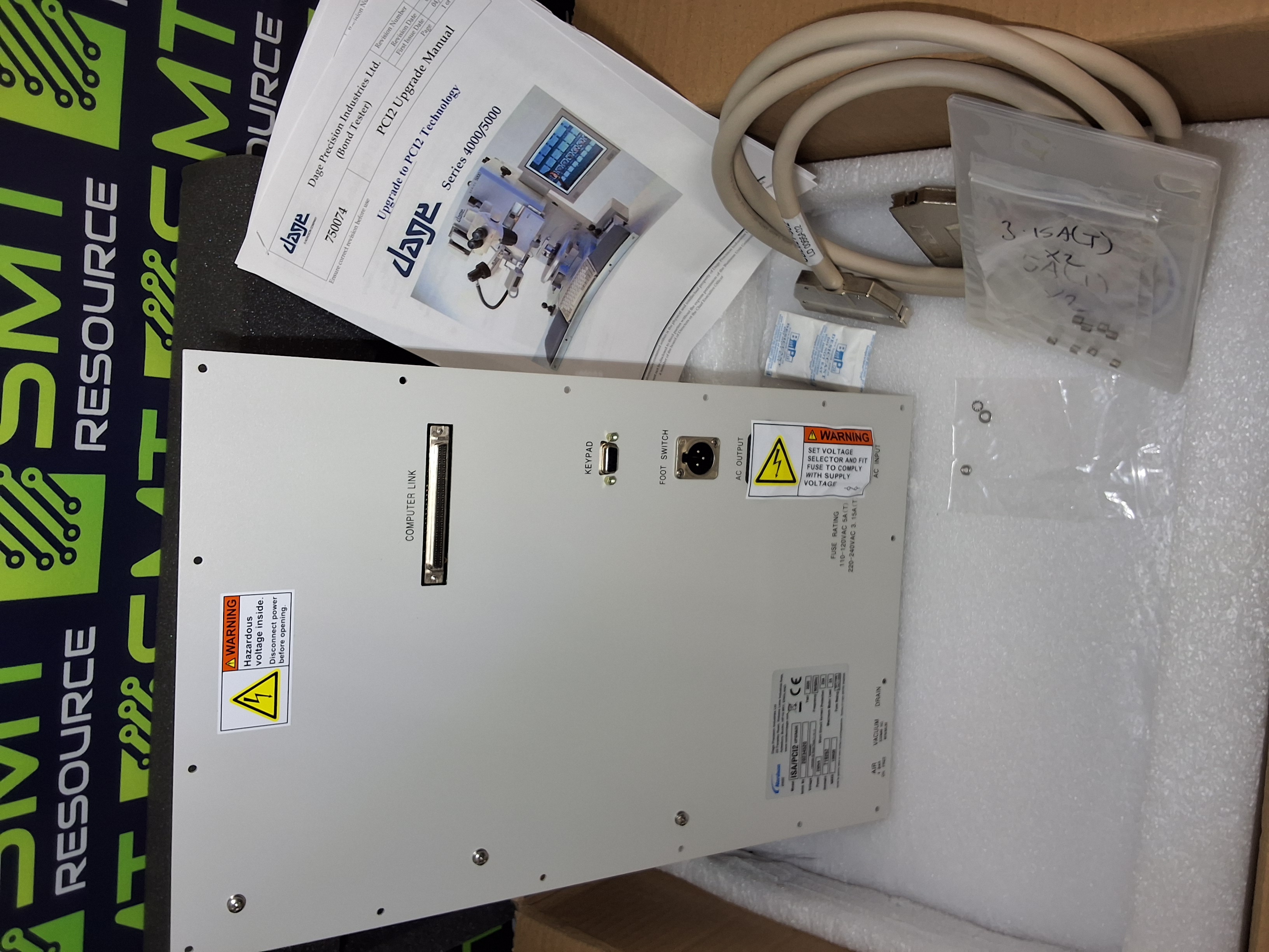 NORDSON PC756 DAGE-ISA/PCI2-UPGRADE ASSEMBLY / DAGE 4000 UPGRADE KIT FROM ISA TO PCI2 - BRAND NEW