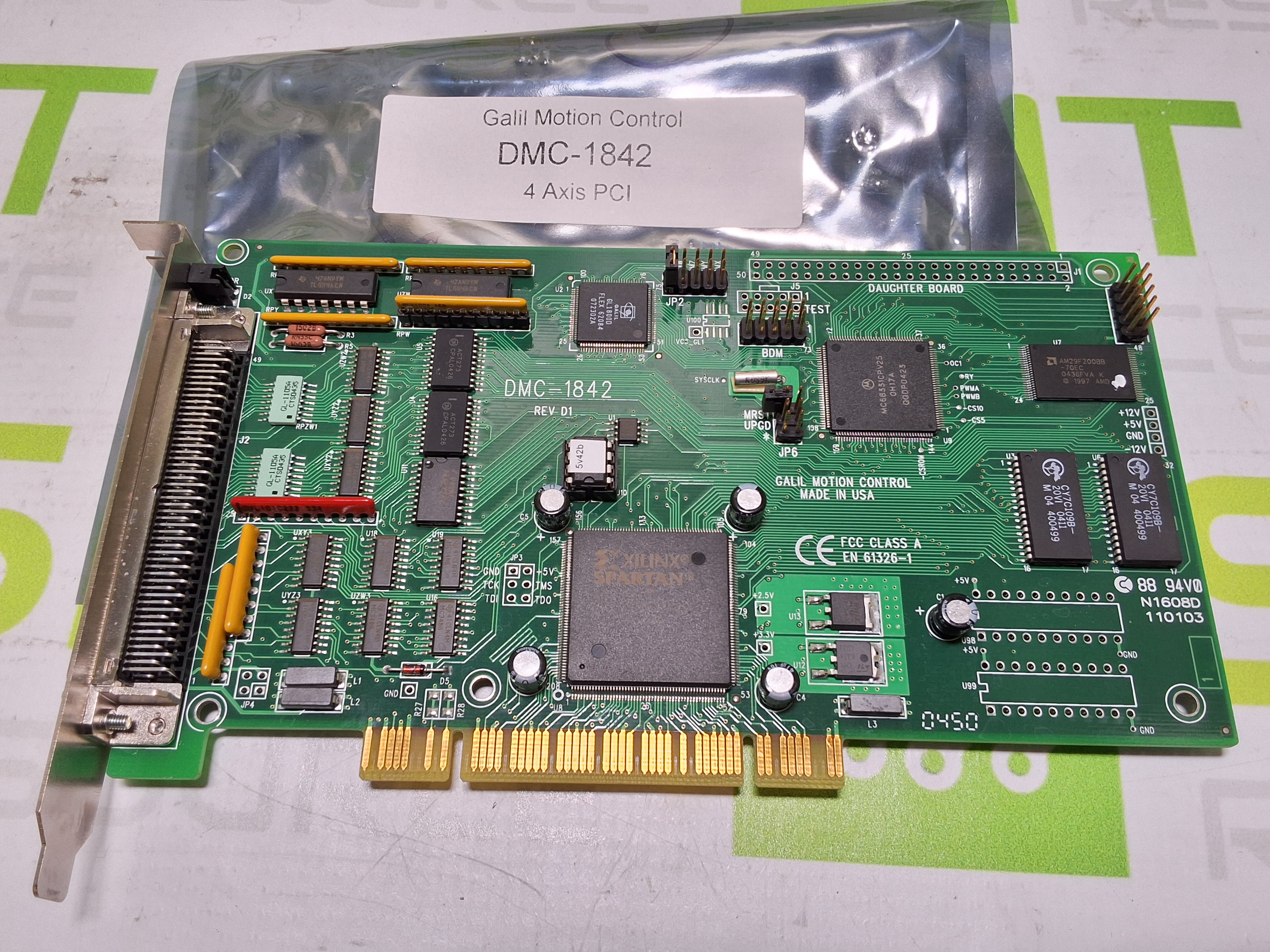 Used GALIL DMC-1842 MOTION CONTROL CARD 4 AXIS PCI