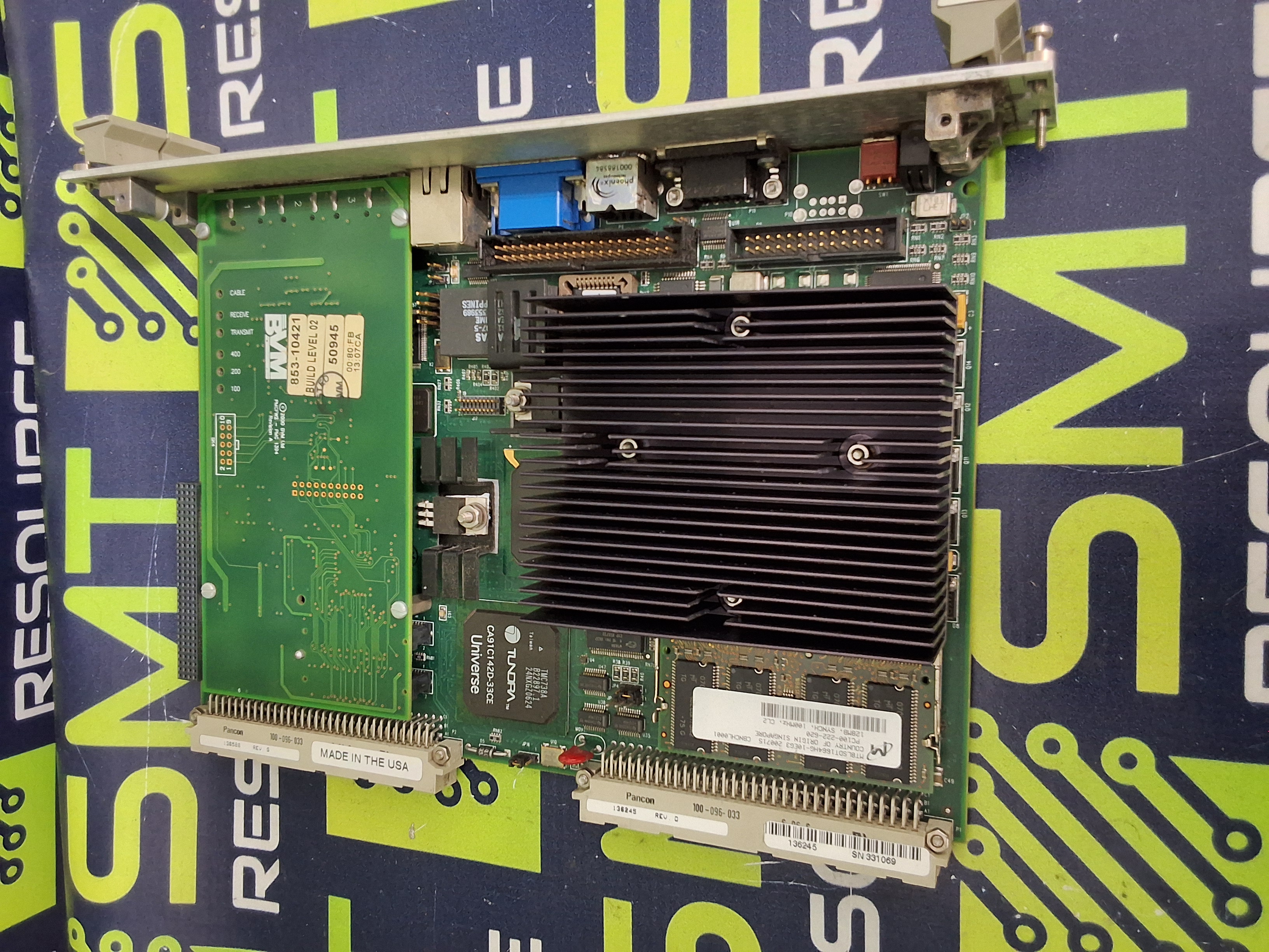 Used UNIVERSAL INSTRUMENTS ESI-650F VISION PROCESSOR MODULE 136245