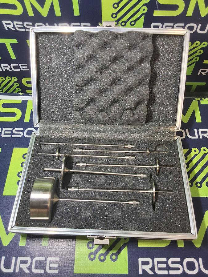 Used BROOKFIELD 7-PIECE RV SPINDLE COMPLETE SET WITH ORIGINAL HARD CASE 