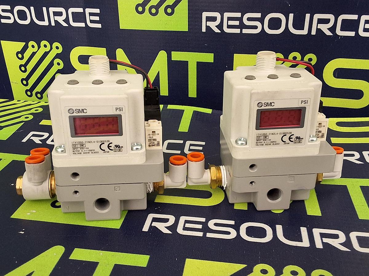 Used SMC ITV1050-21N2L4-DIQ00536 ELECTRO PNEUMATIC REGULATOR