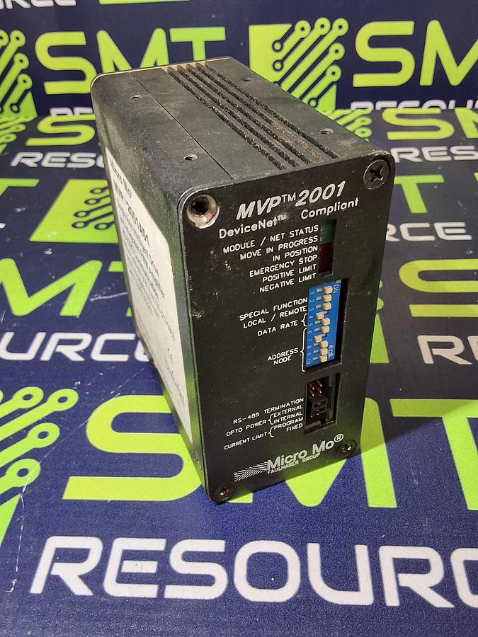 Used MICRO MO MVP2001A01 SINGLE AXIS INTELLIGENT DRIVE & INTEGRATED PWM AMPLIFIER RS-232C 
