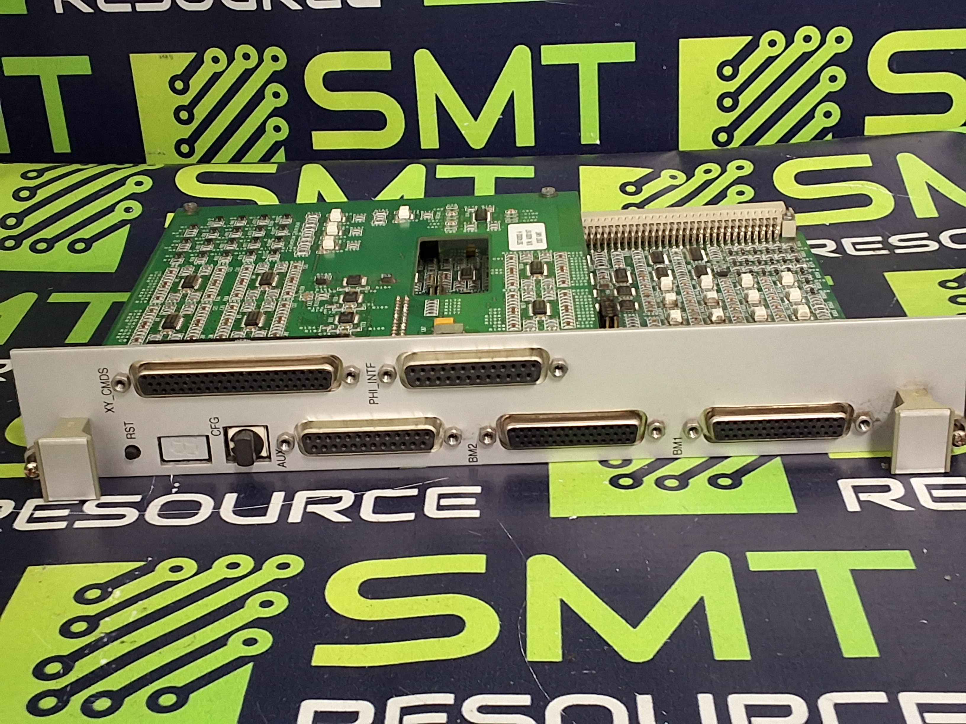 Used UNIVERSAL INSTRUMENTS 50763004 / 50762904 GMC BOARD WITH 50740002 GMC I/O MODULE 