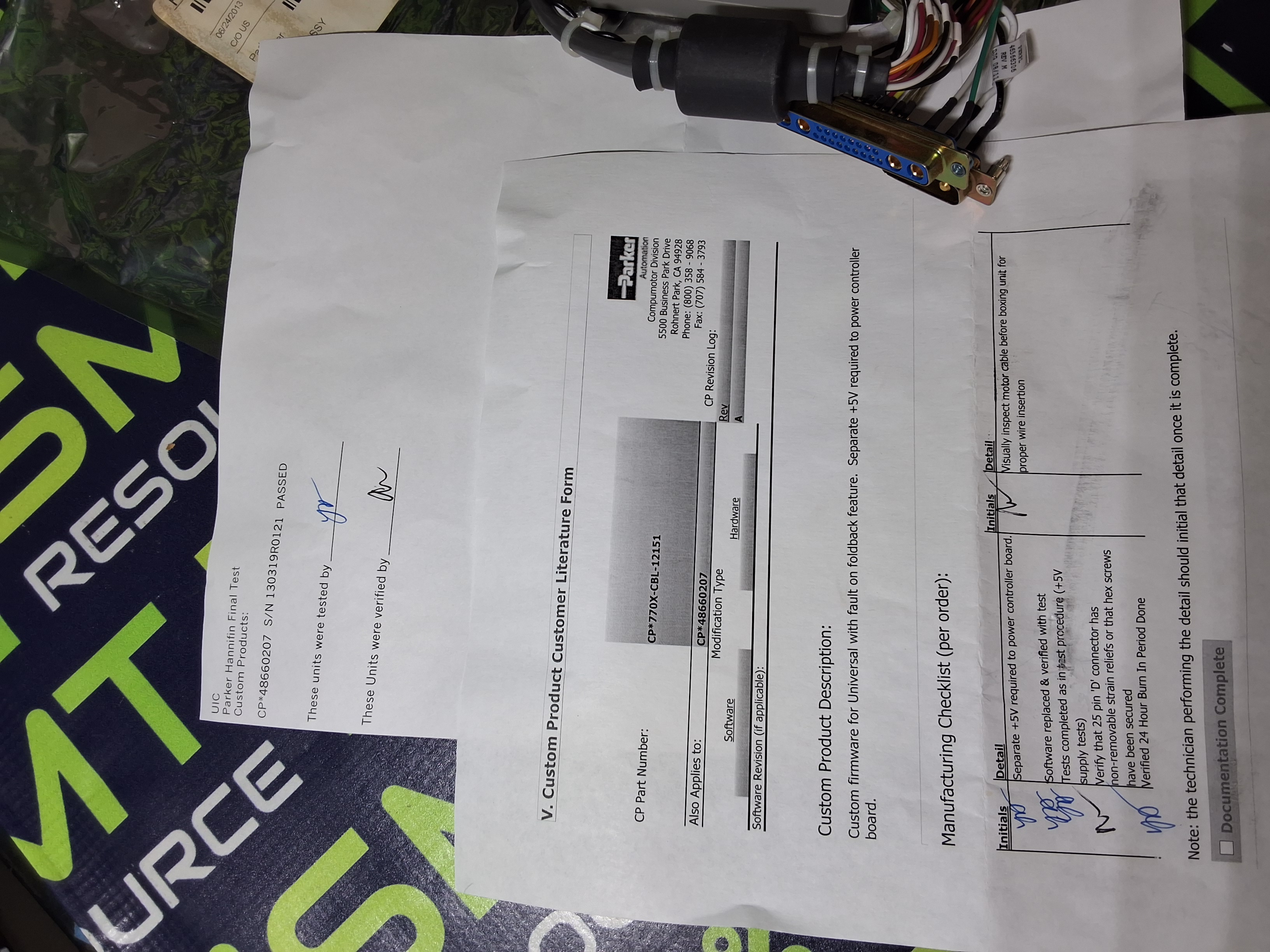 PARKER COMPUMOTOR CP*48660207 SERVO MOTOR DRIVE CONTROLLER - BRAND NEW - TESTED