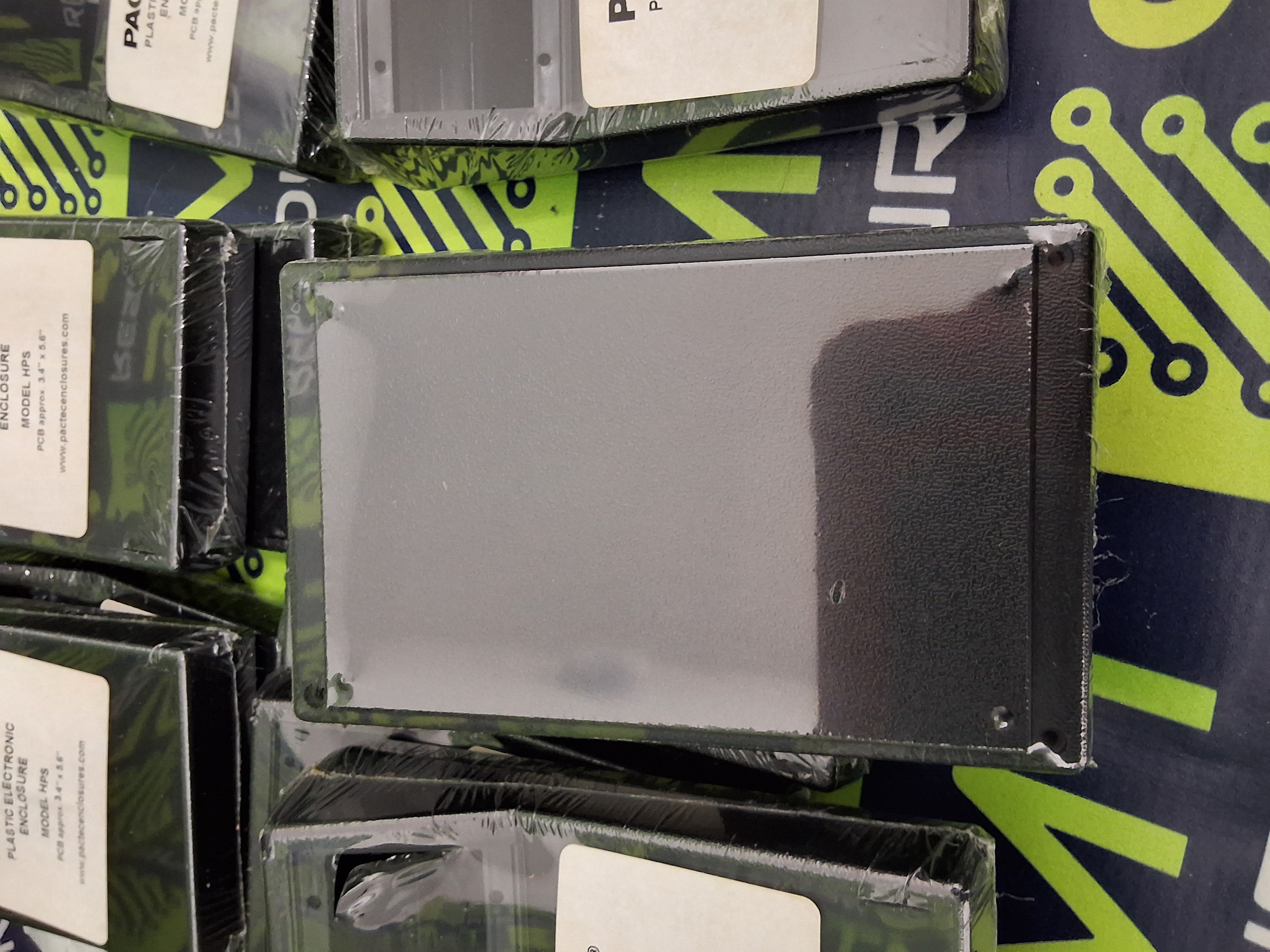 PACTEC MODEL HPS PLASTIC ELECTRONIC ENCLOSURE - LOT OF 2 - BRAND NEW