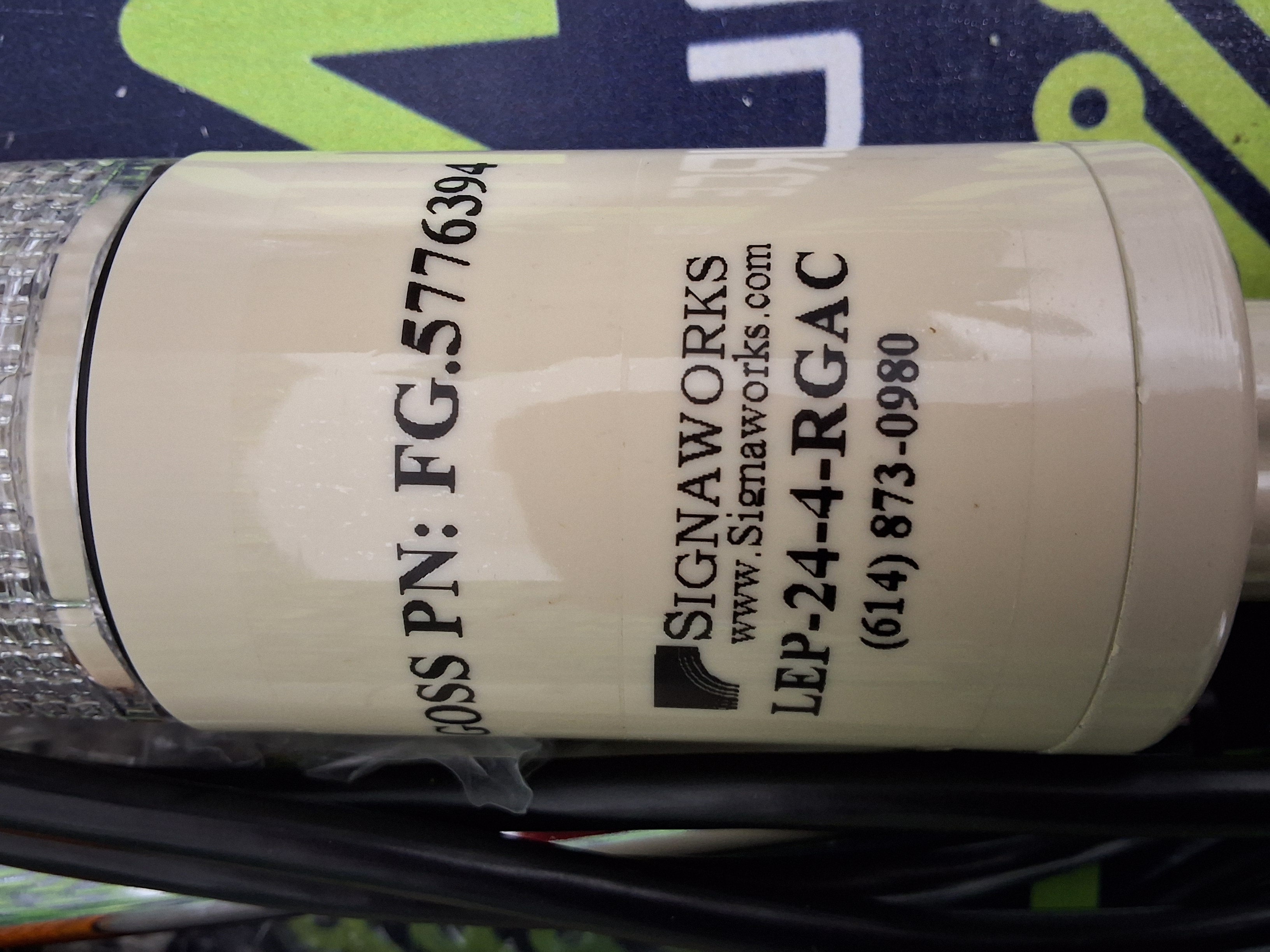 SIGNAWORKS LEP-24-4-RGAC SIGNAL TOWER STACK LIGHT LEP244RGAC - BRAND NEW