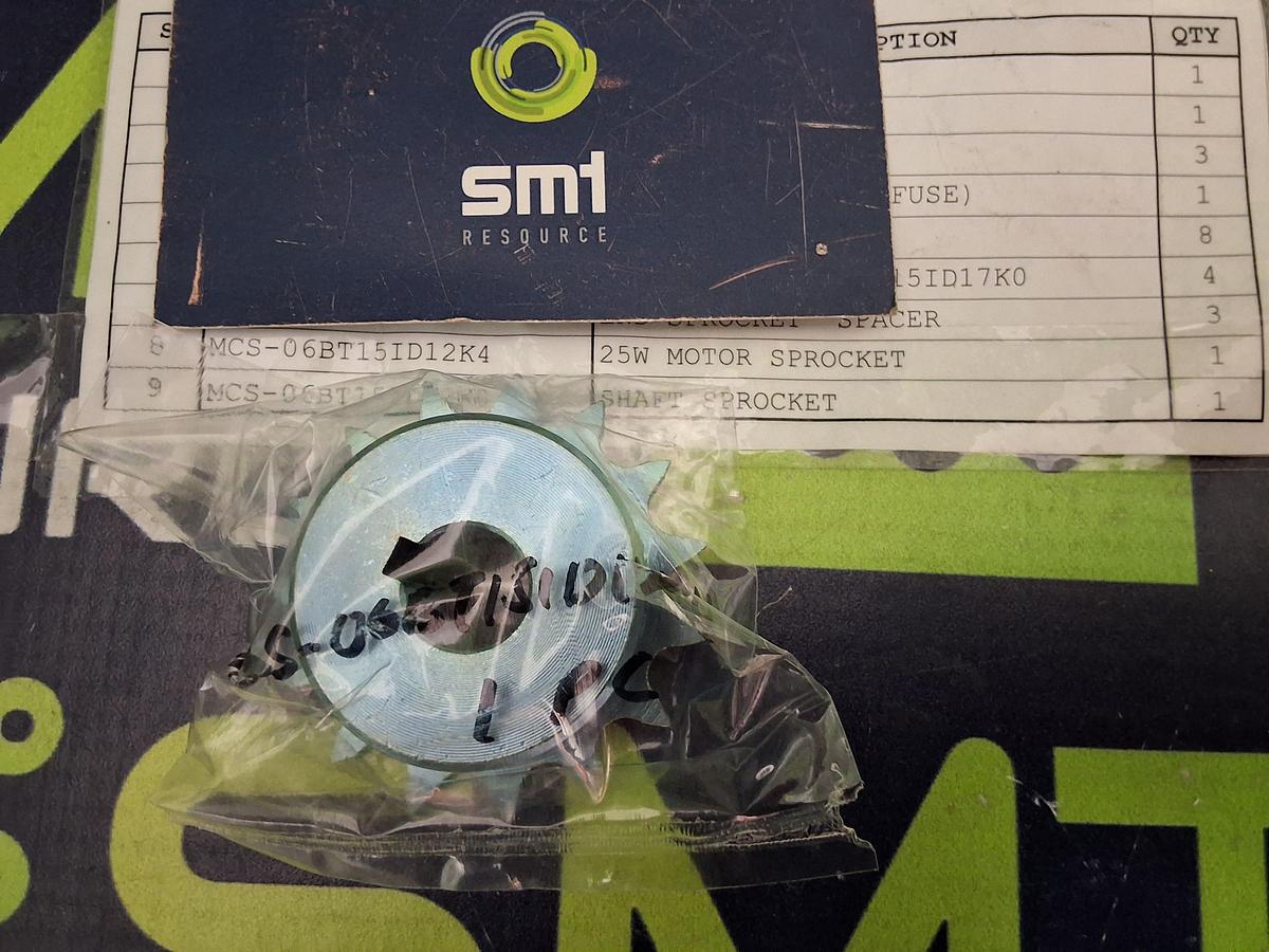 MCS-06BT15ID12K4 25W MOTOR SPROCKET - BRAND NEW