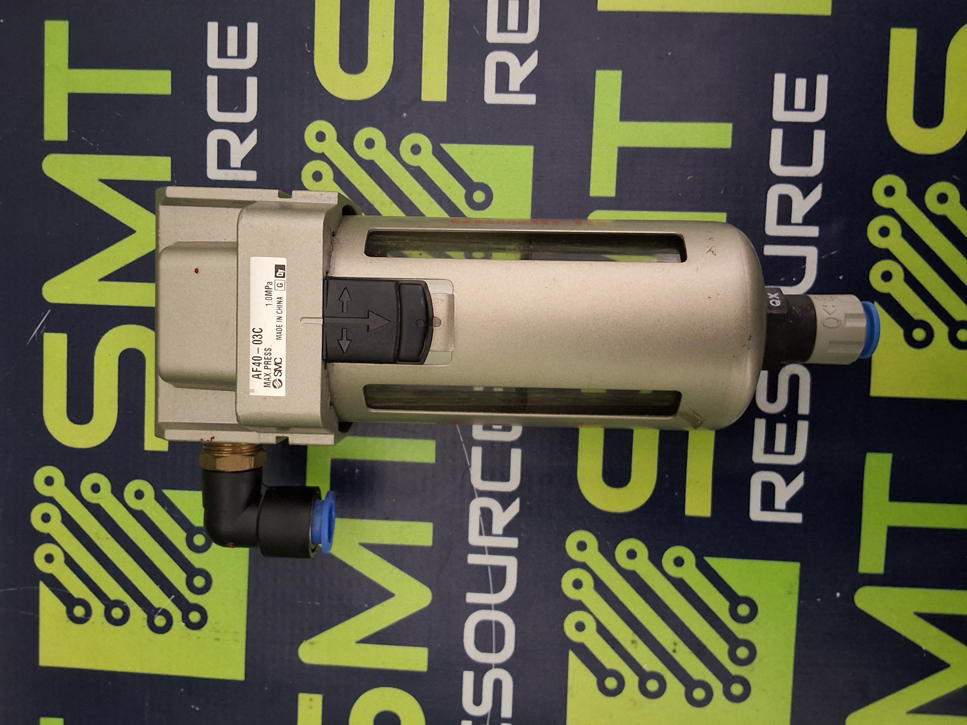 Used SMC AF40-03C PNEUMATIC MODULAR AIR FILTER 