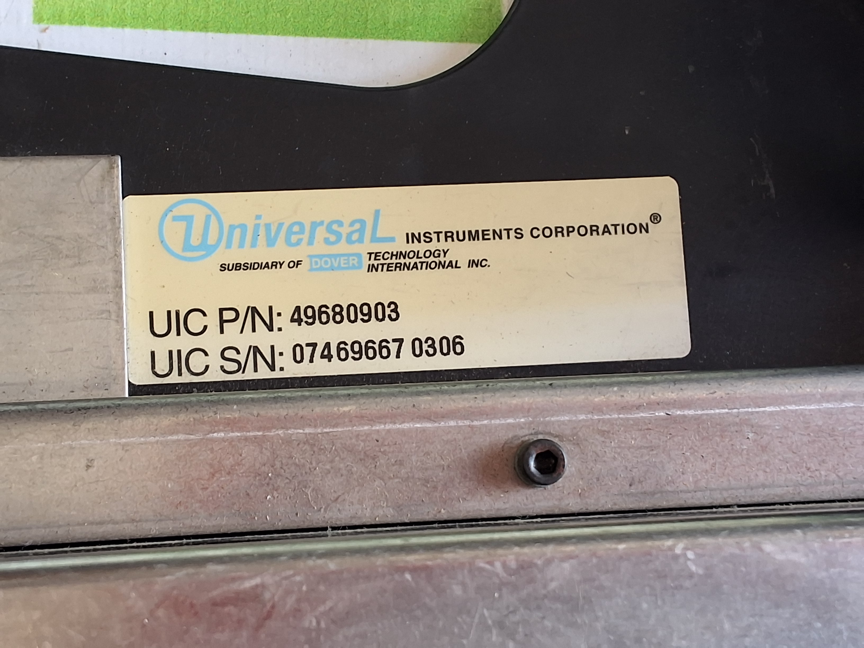 Used UNIVERSAL INSTRUMENTS 49680903 56mm GREEN PRECISION PRO MULTI-PITCH ELECTRONIC TAPE FEEDER