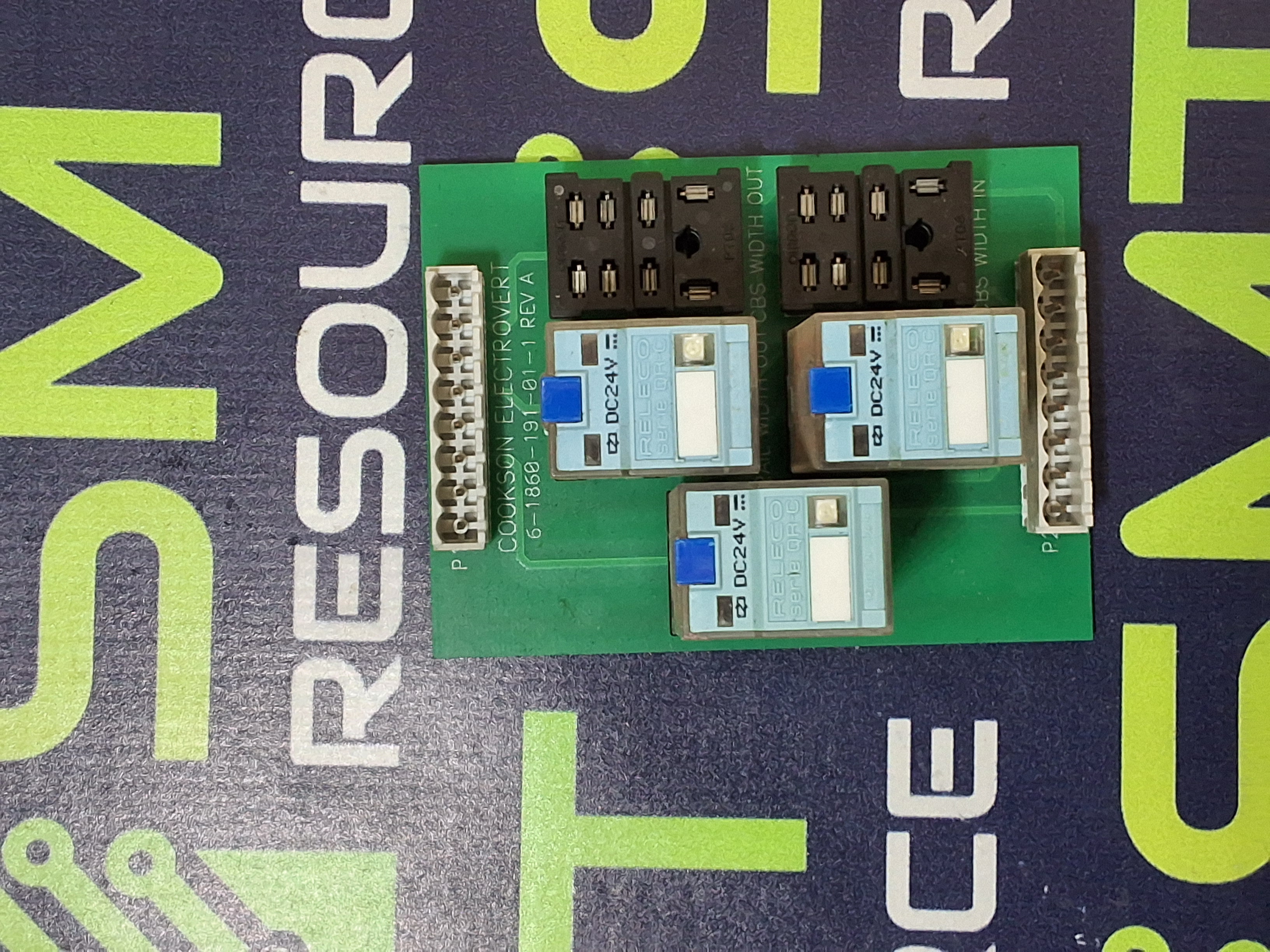 Used ELECTROVERT 6-1860-191-01-1 CBS RELAY BOARD