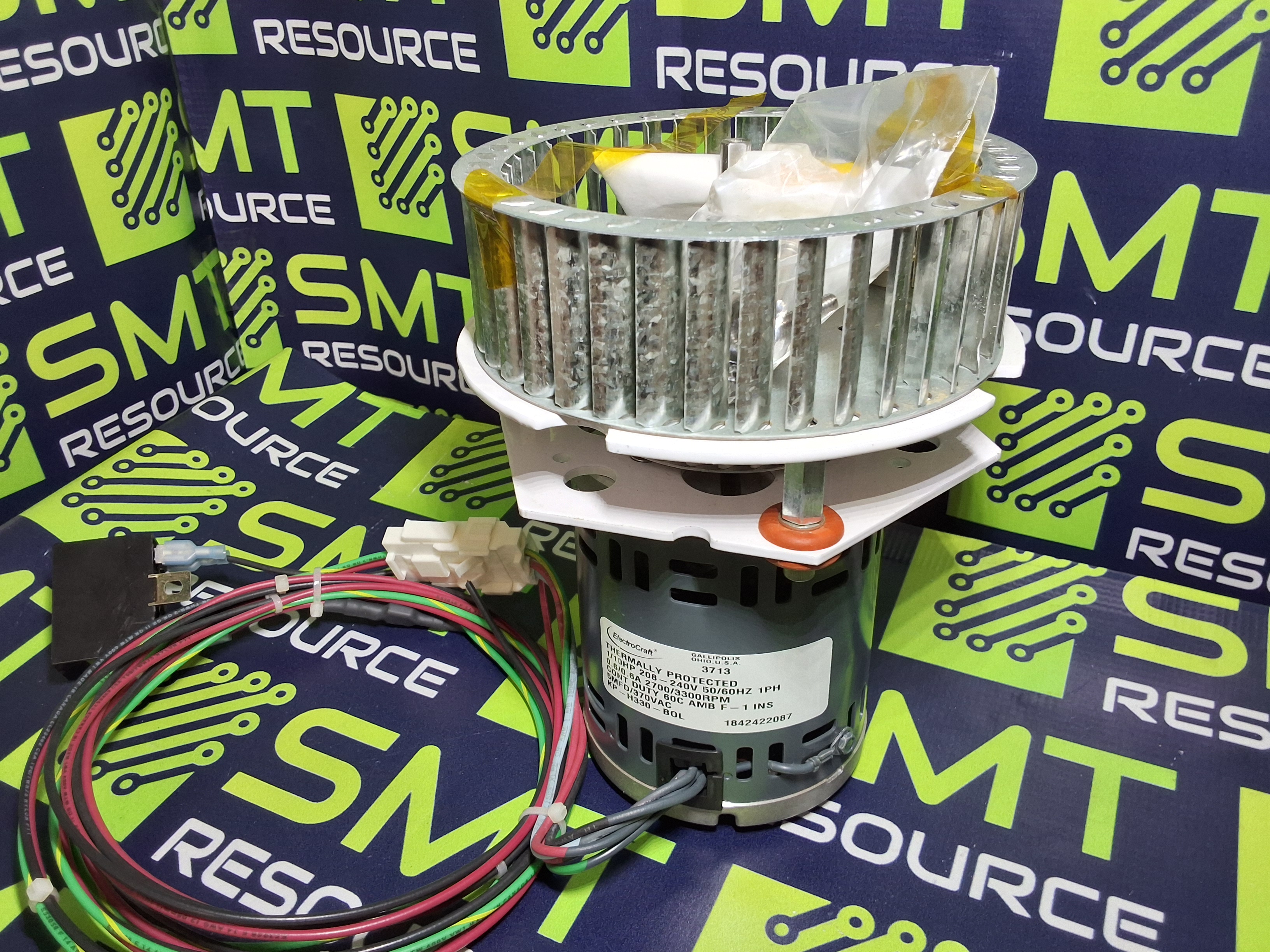 Used ELECTROCRAFT KP-H330-BOL REFLOW OVEN BLOWER MOTOR - 1842422087 - BRAND NEW