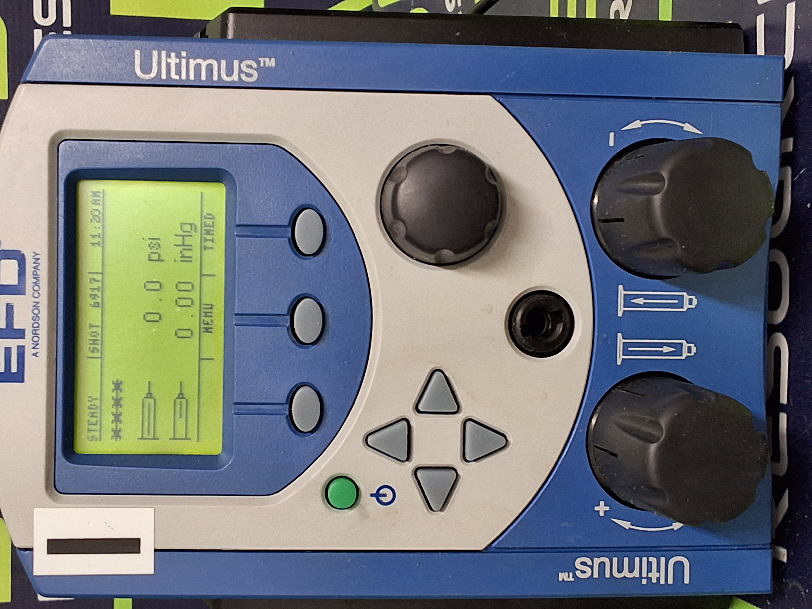 Used NORDSON EFD ULTIMUS FLUID DISPENSING CONTROLLER UNIT MODEL 7017041