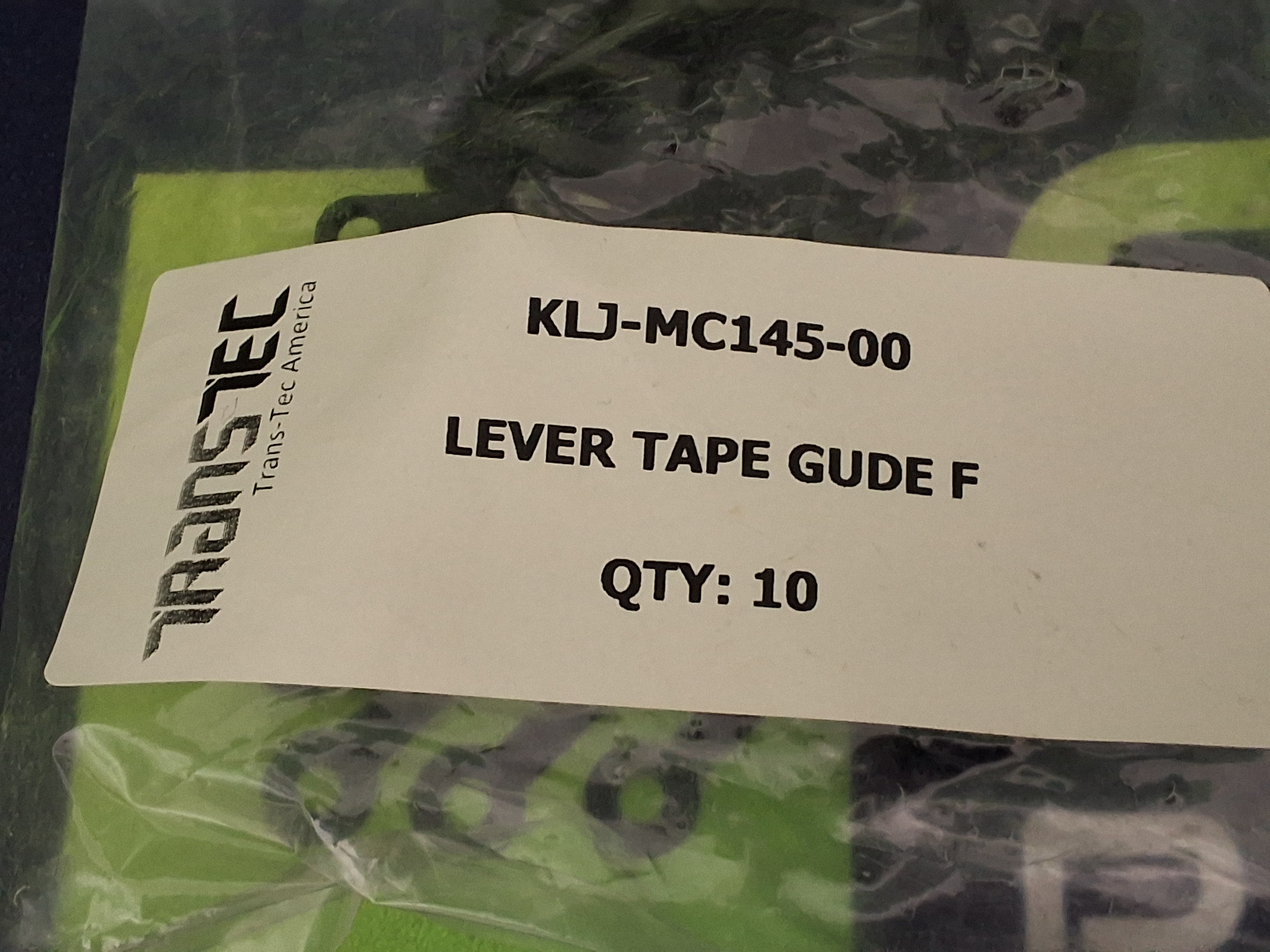 KLJ-MC145-00 Yamaha SMT Lever, Tape Guide F - LOT OF 8 - BRAND NEW