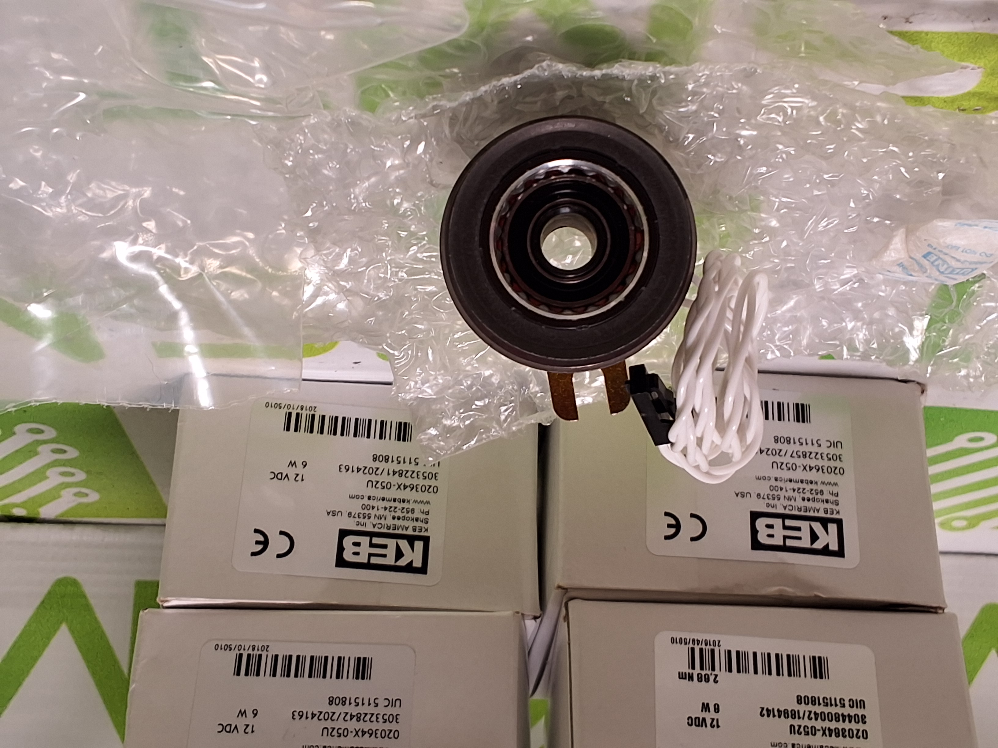 KEB 020364X-052U CLUTCH BRAKE UIC 51151808 FLEXJET SPINDLE 6W 12VDC - NEW