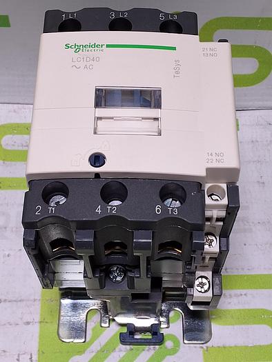 Used SCHNEIDER ELECTRIC LC1D40 CONTACTOR