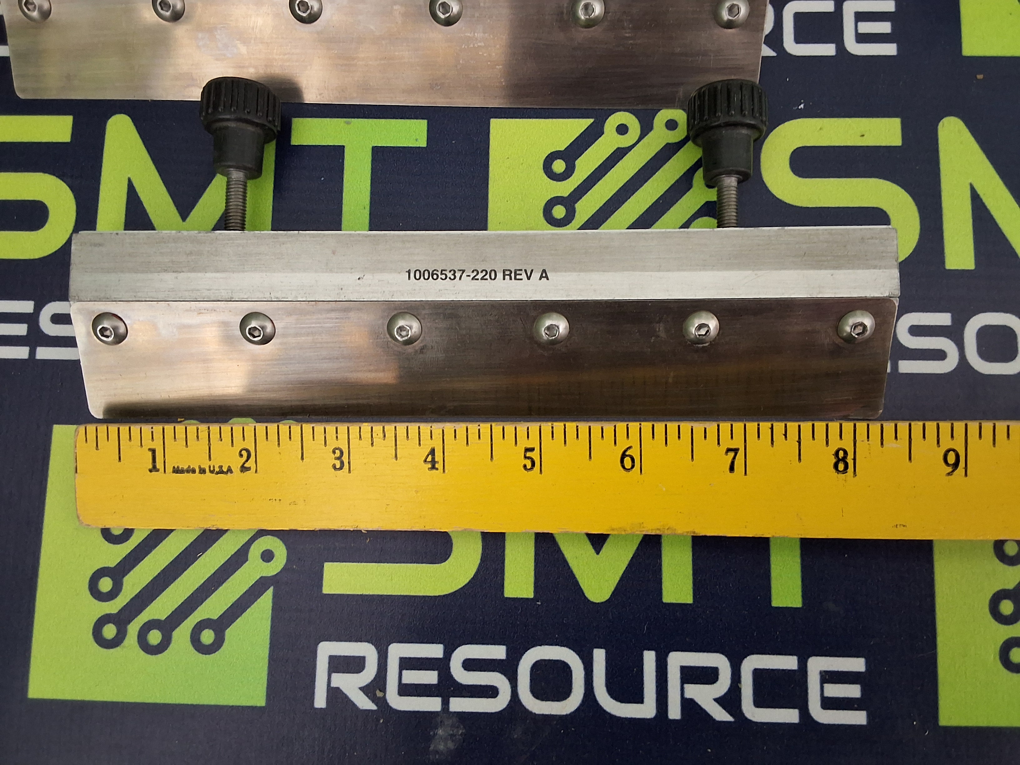 Used MPM / SPEEDLINE 1006537-220 SQUEEGEE HOLDER 220mm - LOT OF 2 UNITS