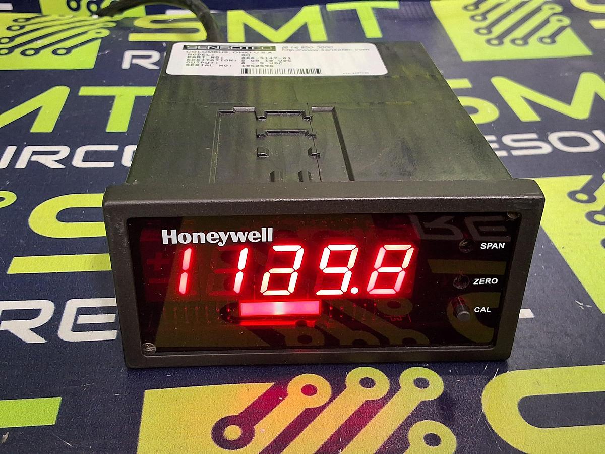 Used HONEYWELL SENSOTEC 060-3147-01 PANEL METER / SENSOR CONTROLLER 0-5VDC