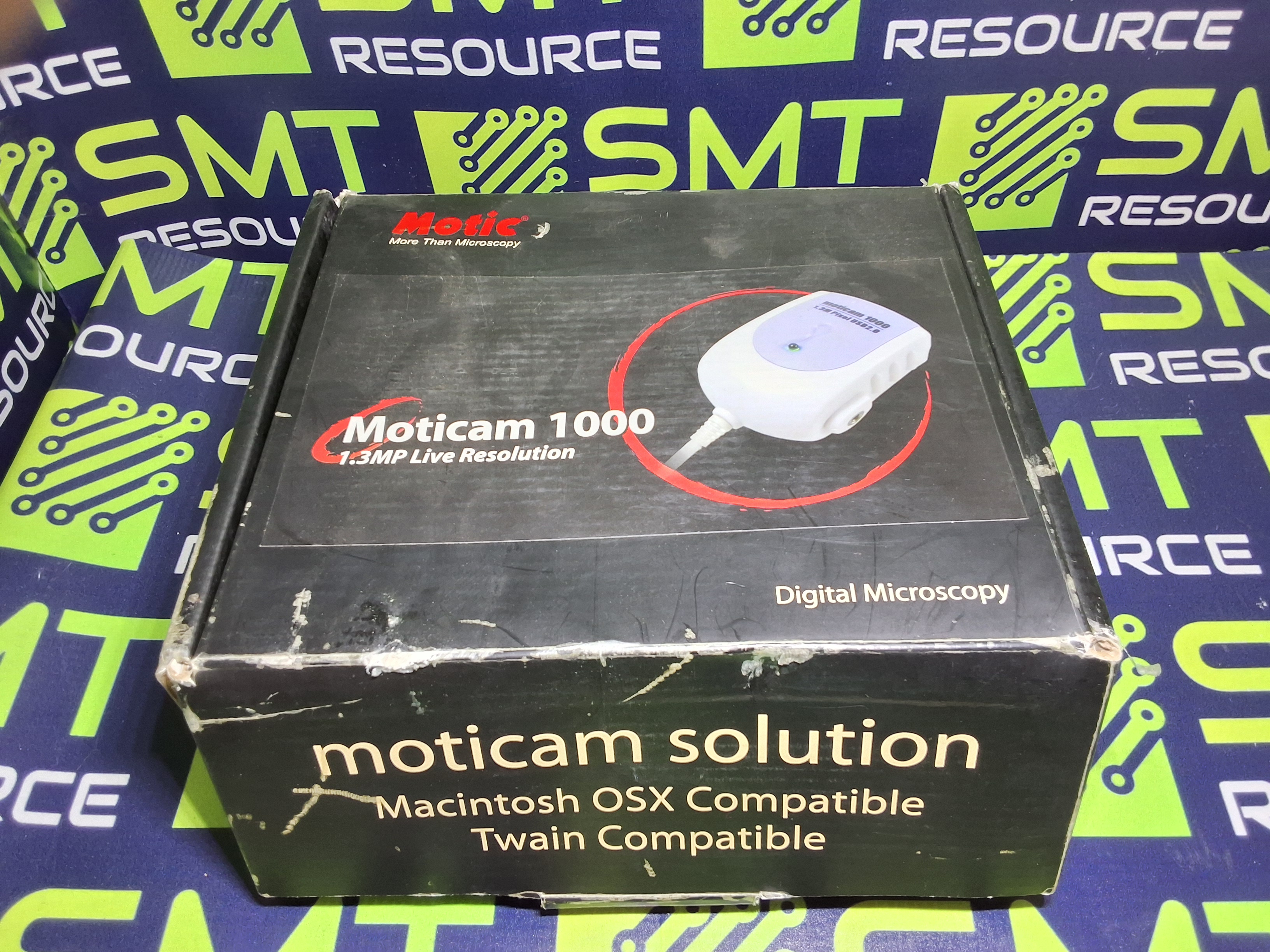 Used MOTIC MOTICAM 1000 DIGITAL MICROSCOPY CAMERA WITH PARTS