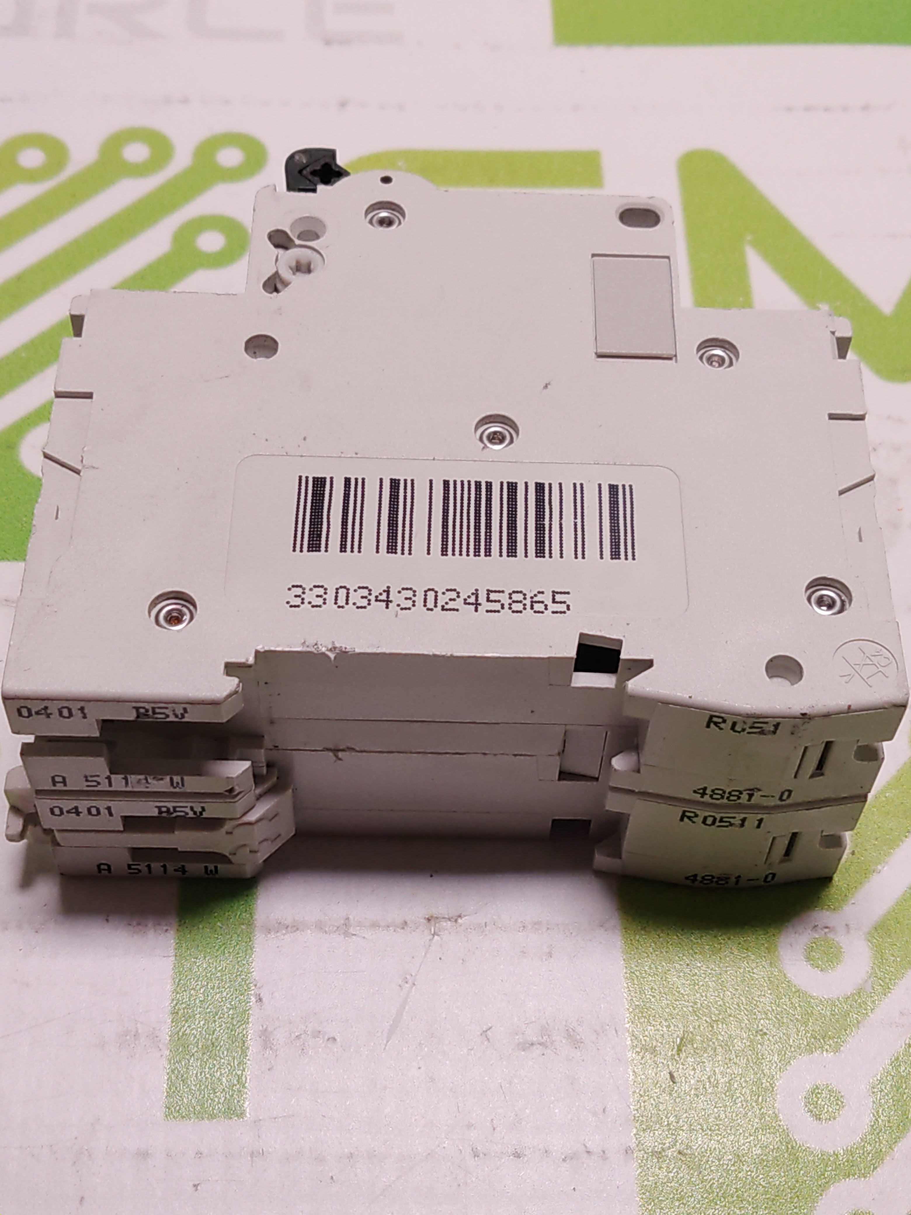 Used MERLIN GERIN MULTI 9 C60N D10A 415V 2-POLE CIRCUIT BREAKER