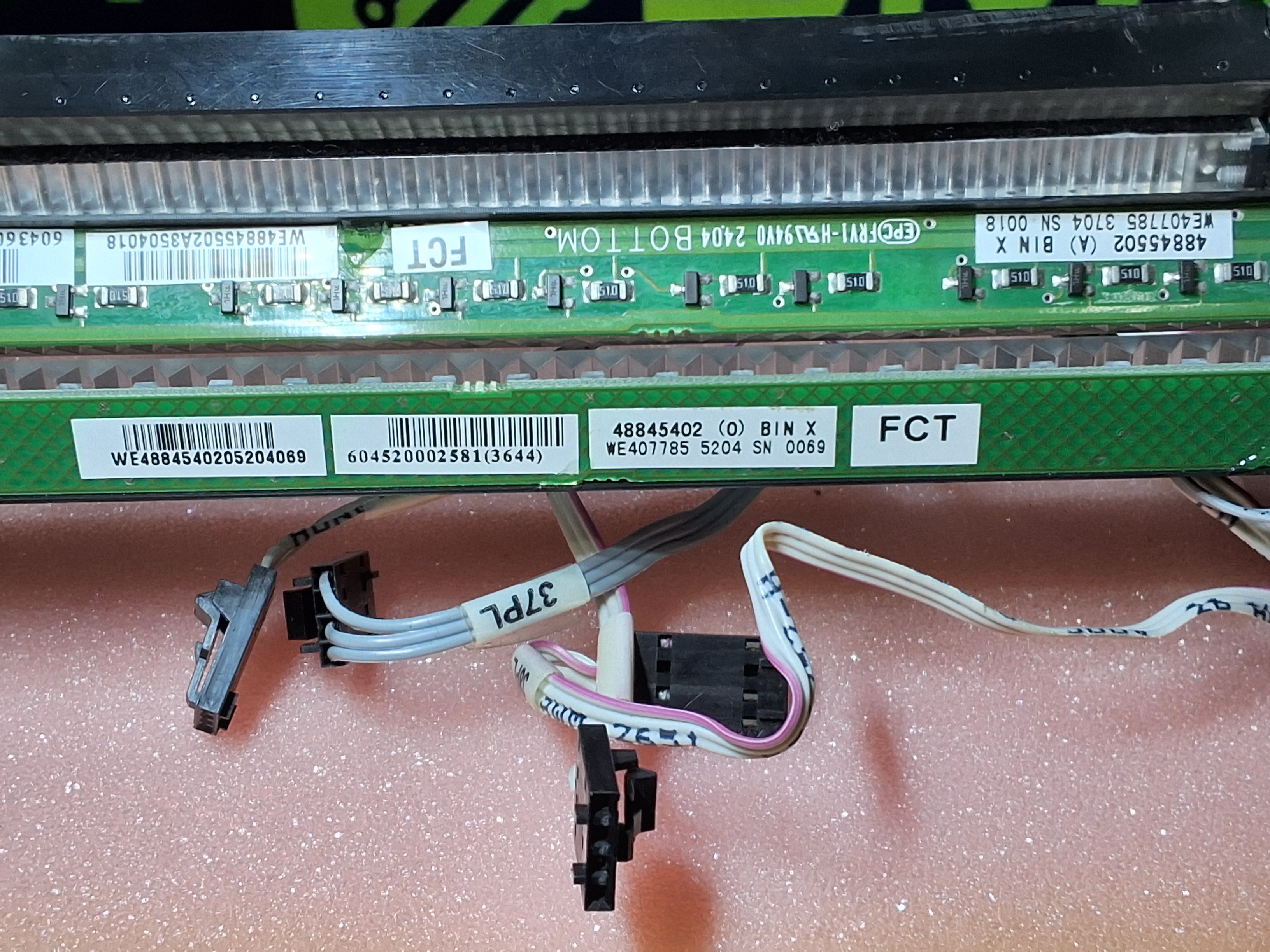 Used UNIVERSAL INSTRUMENTS 48845502 BIN X CAMERA LIGHTING ASSEMBLY 48845402 48845702 48845602