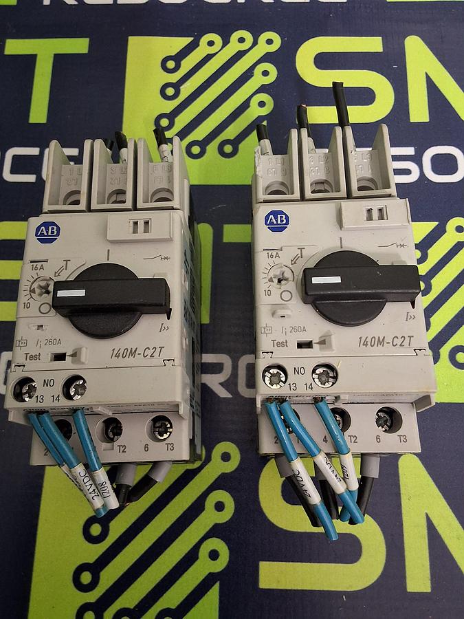 Used ALLEN-BRADLEY 140M-C2T-C16 MOTOR PROTECTION CIRCUIT BREAKER