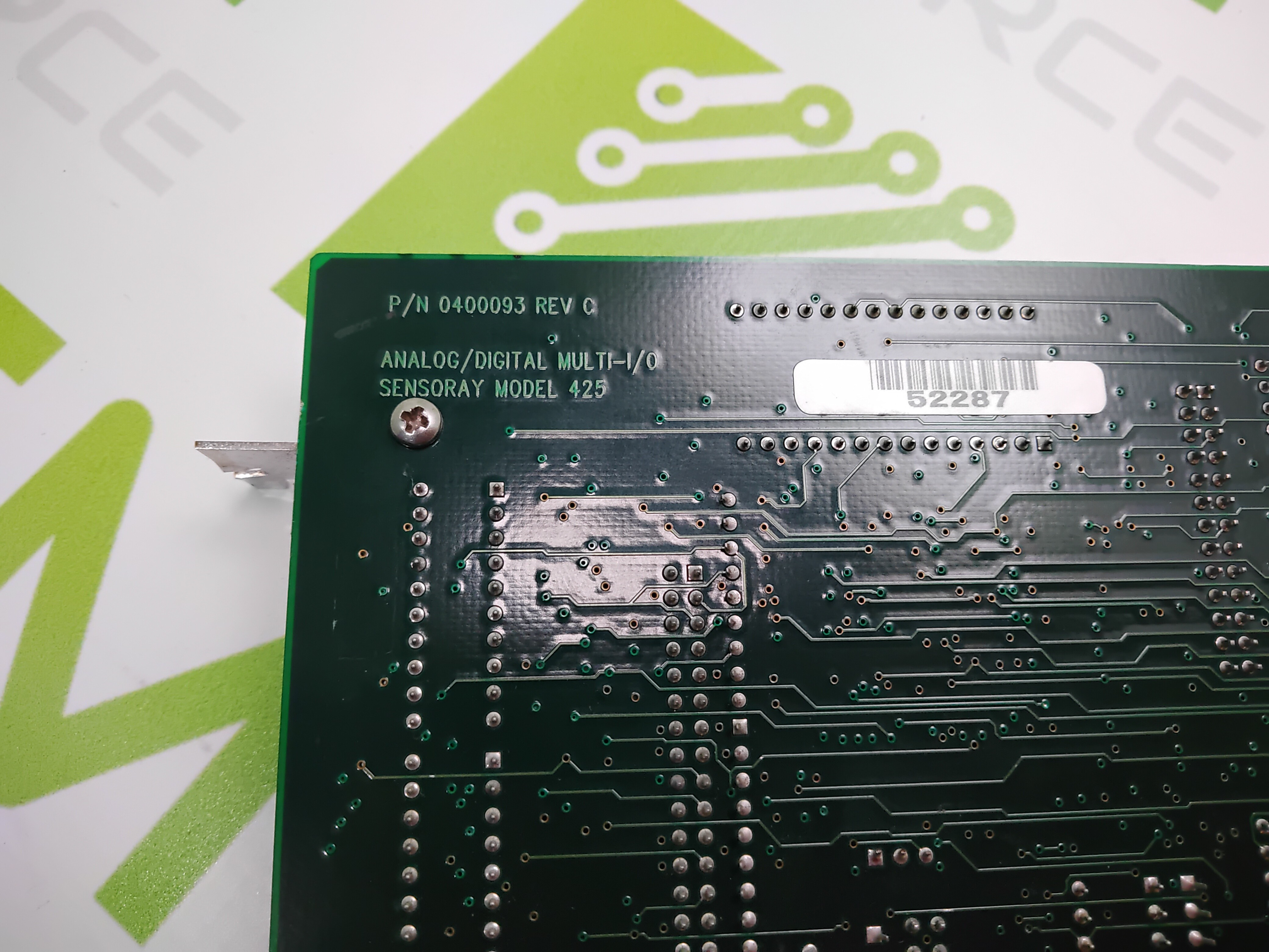 Used ANALOG/DIGITAL MULTI-I/O SENSORAY MODEL 425 P/N 0400093 REV C