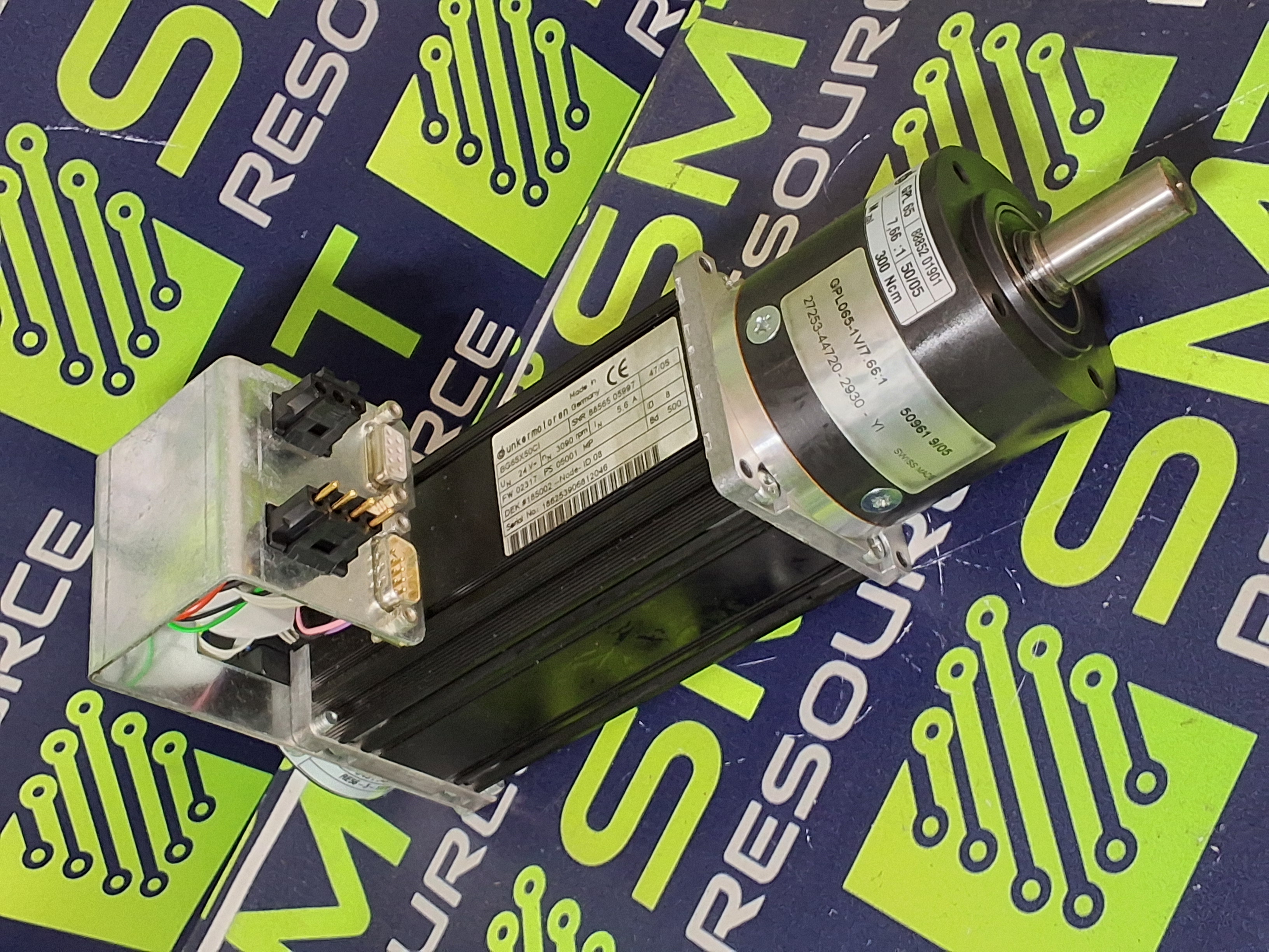 DUNKERMOTOREN BG65X50CI SERVO MOTOR WITH GPL 65 GEAR HEAD - NEW
